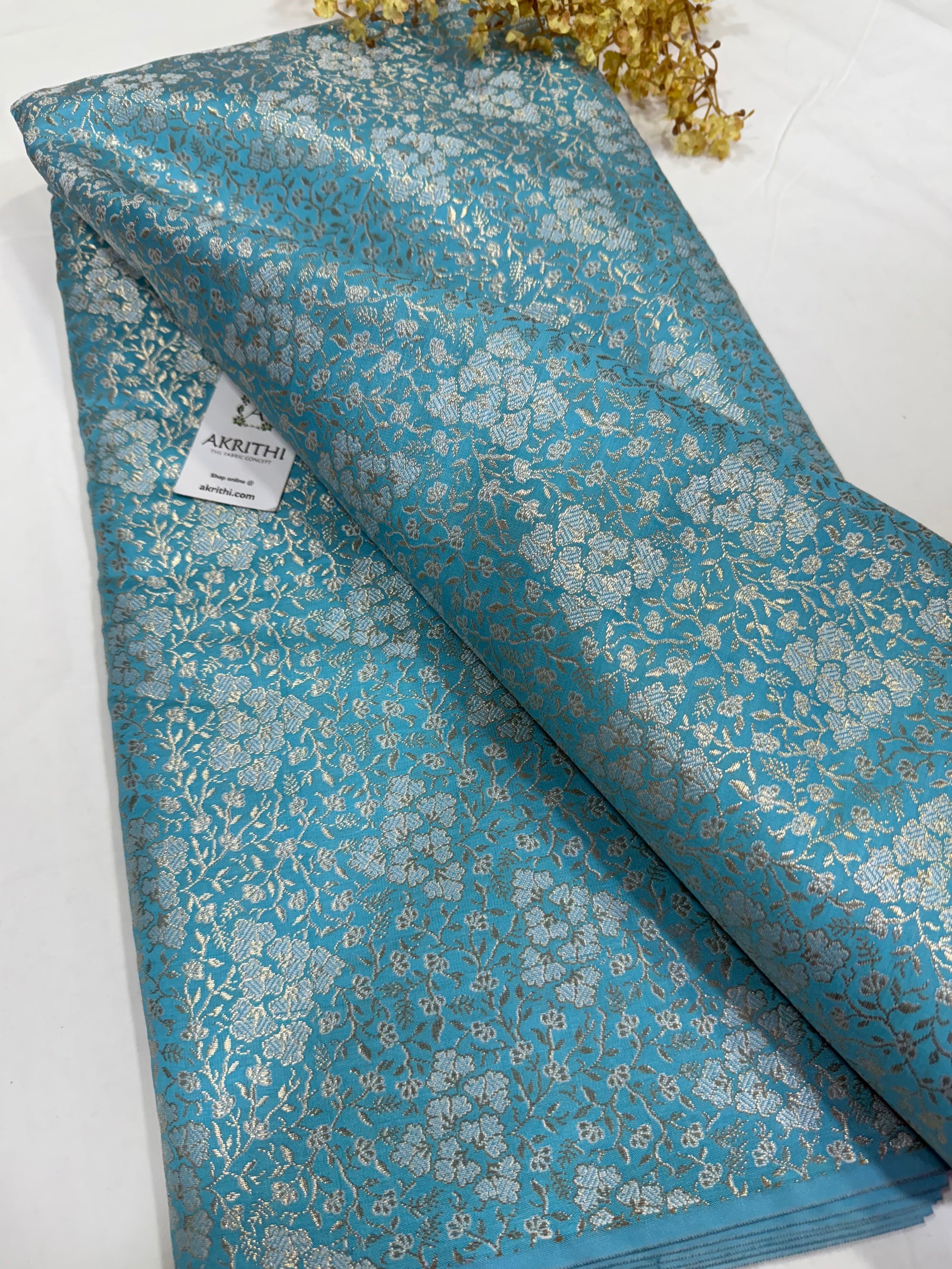 Pure Banarasi brocade fabric