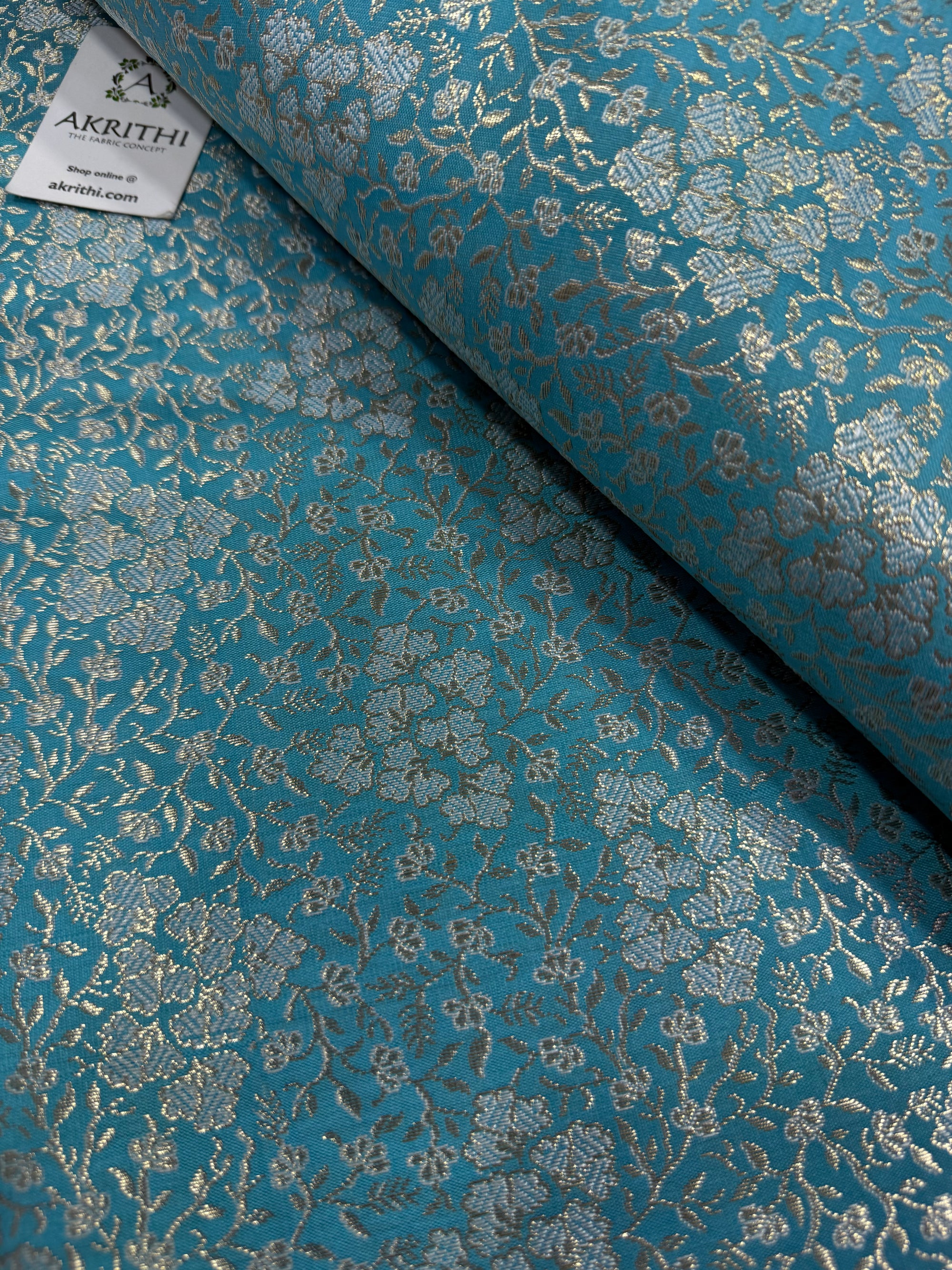Pure Banarasi brocade fabric