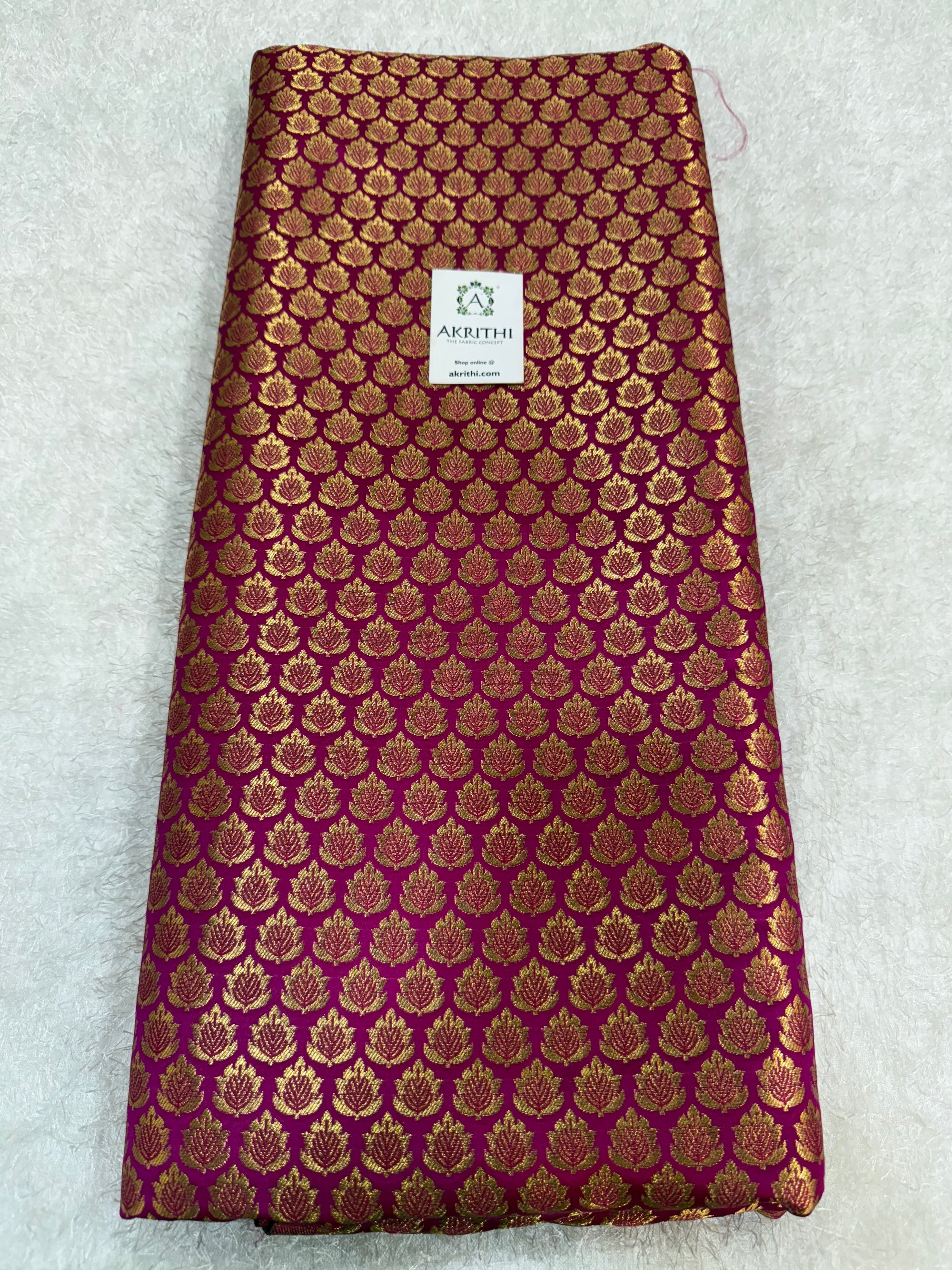 Pure Banarasi brocade fabric