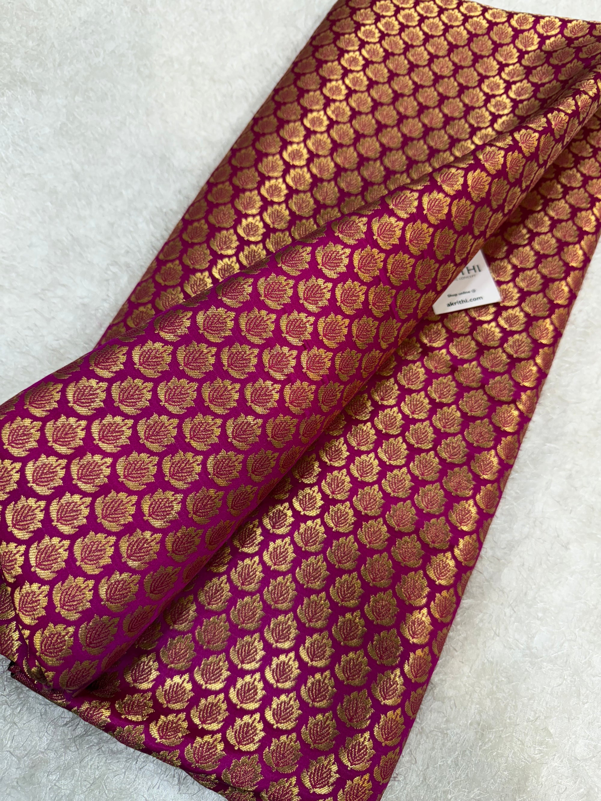 Pure Banarasi brocade fabric