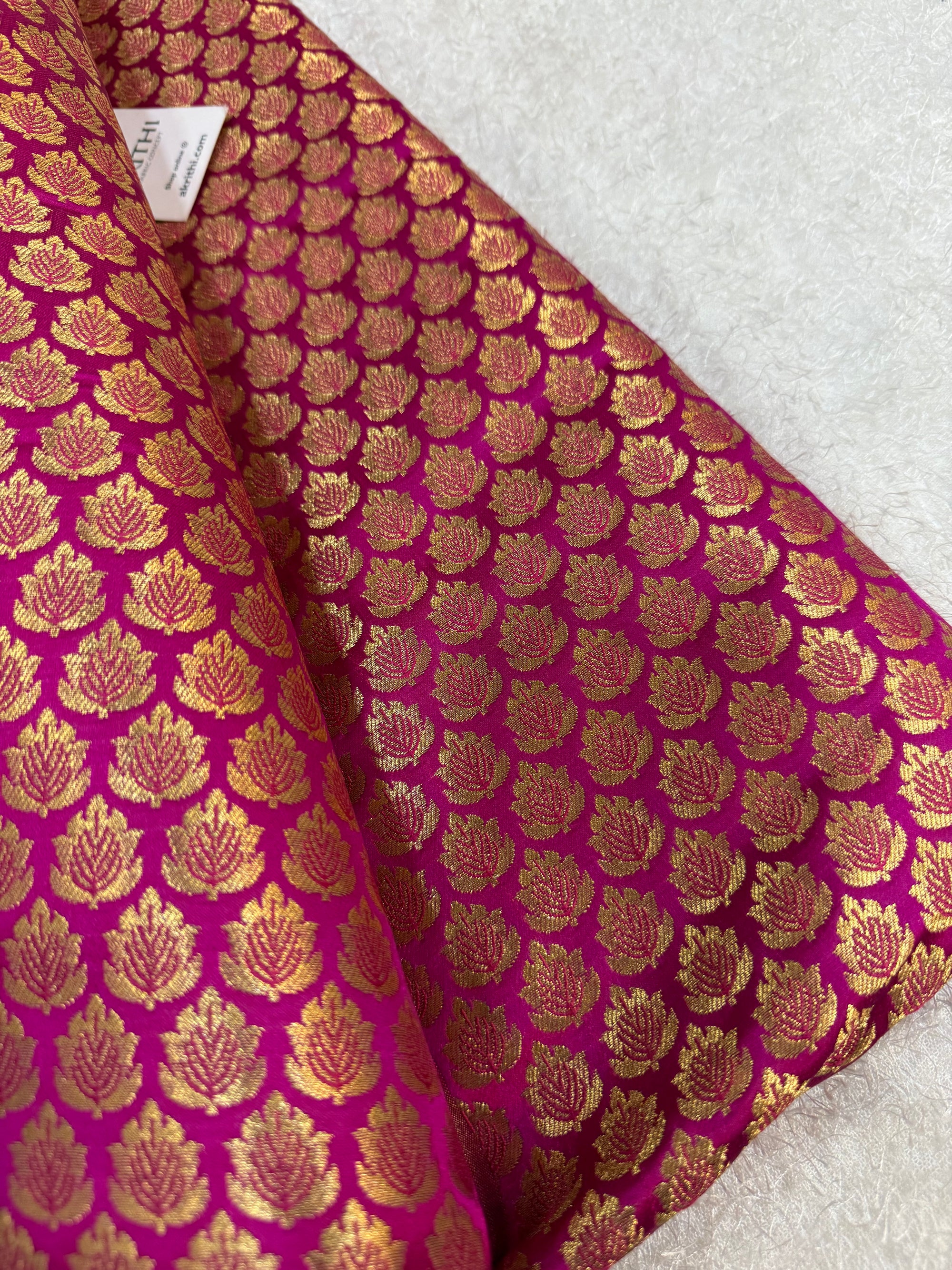 Pure Banarasi brocade fabric