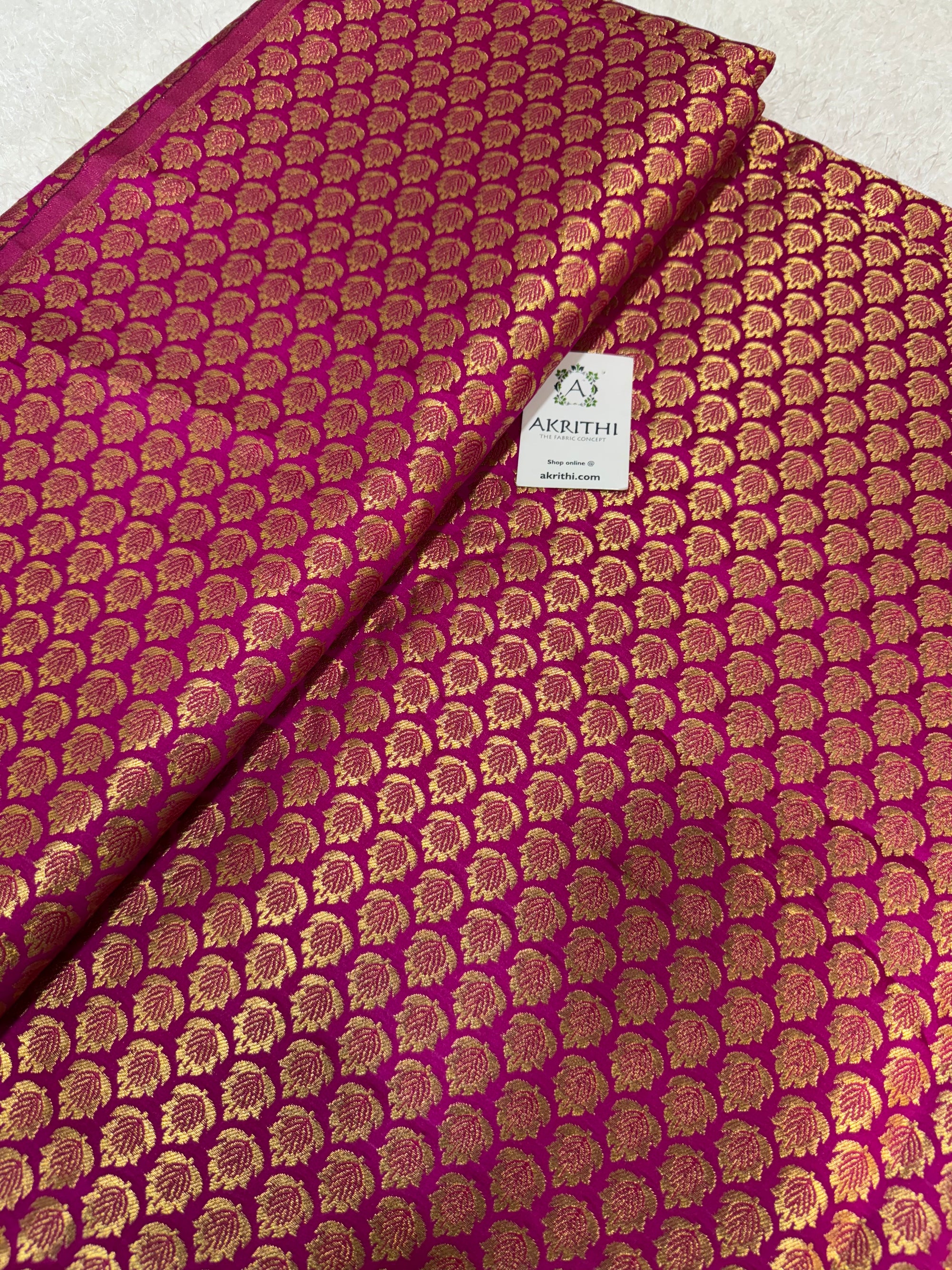 Pure Banarasi brocade fabric