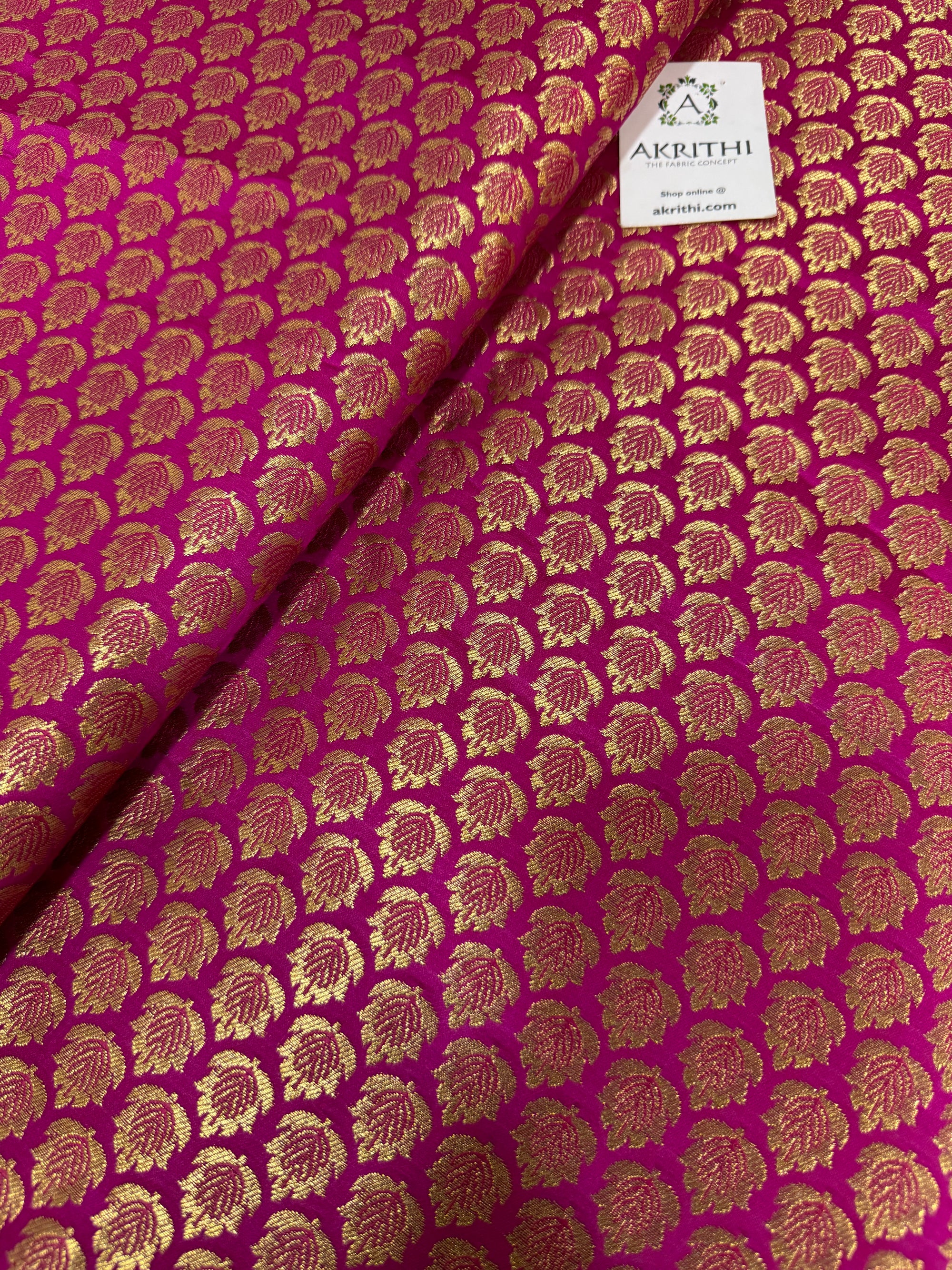 Pure Banarasi brocade fabric