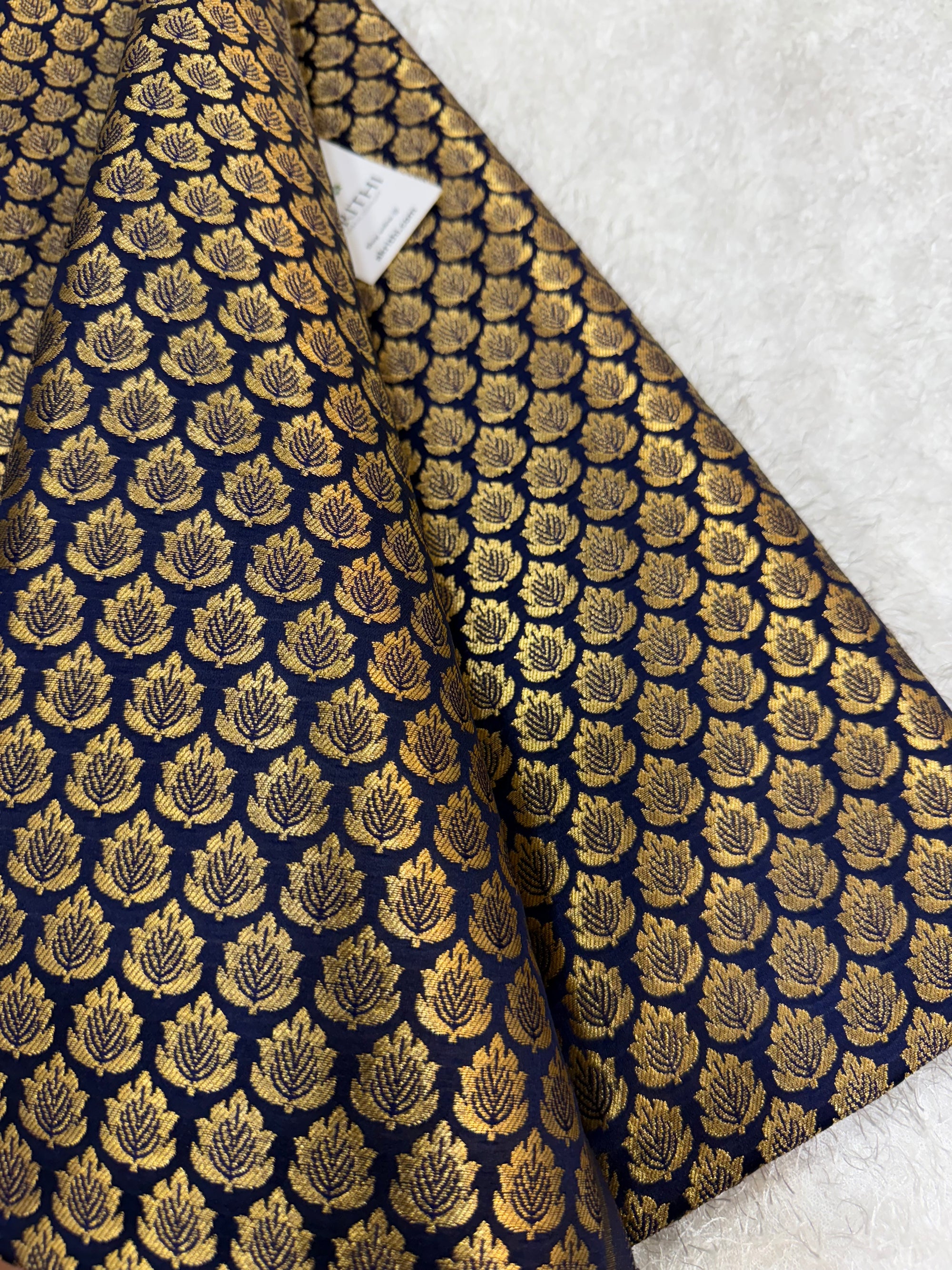 Pure Banarasi brocade fabric