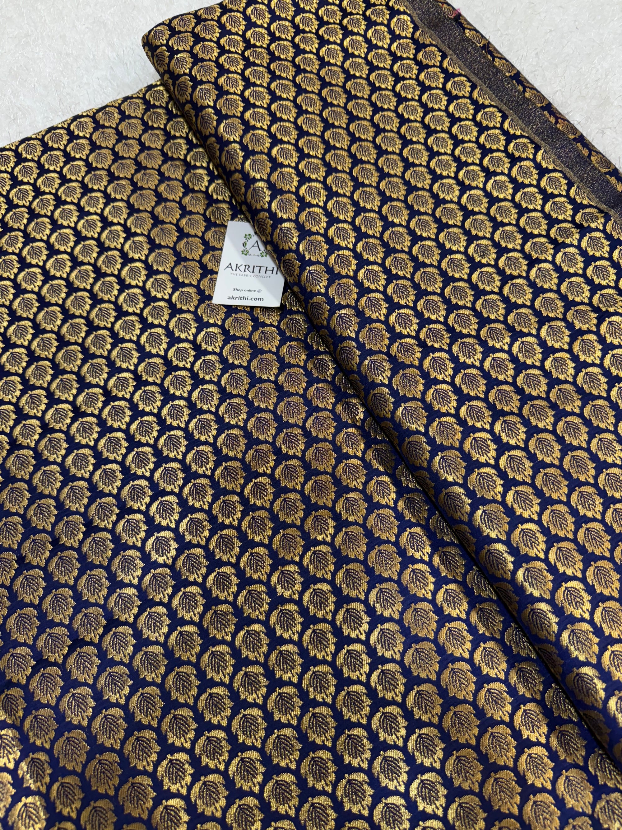 Pure Banarasi brocade fabric