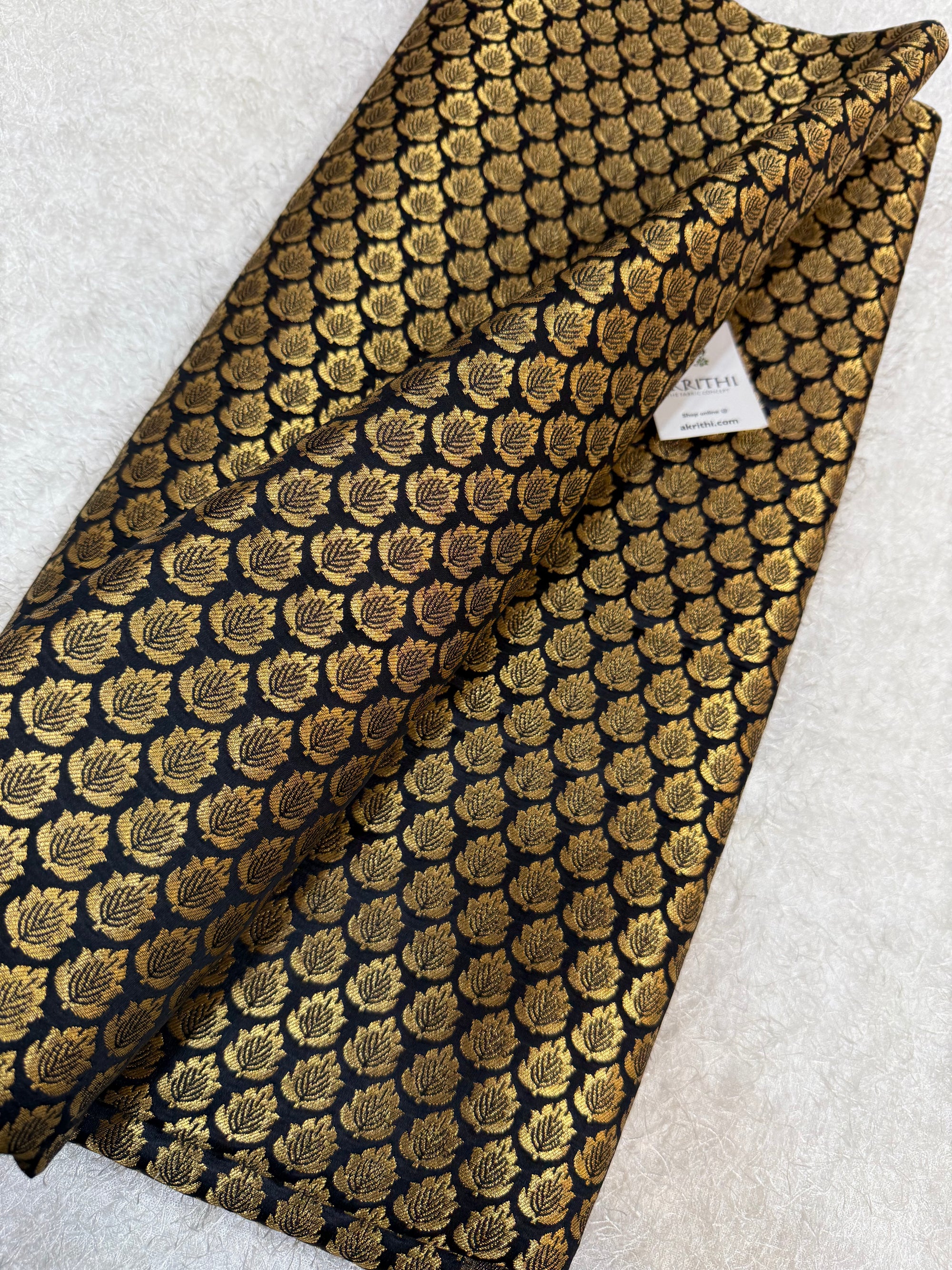 Pure Banarasi brocade fabric
