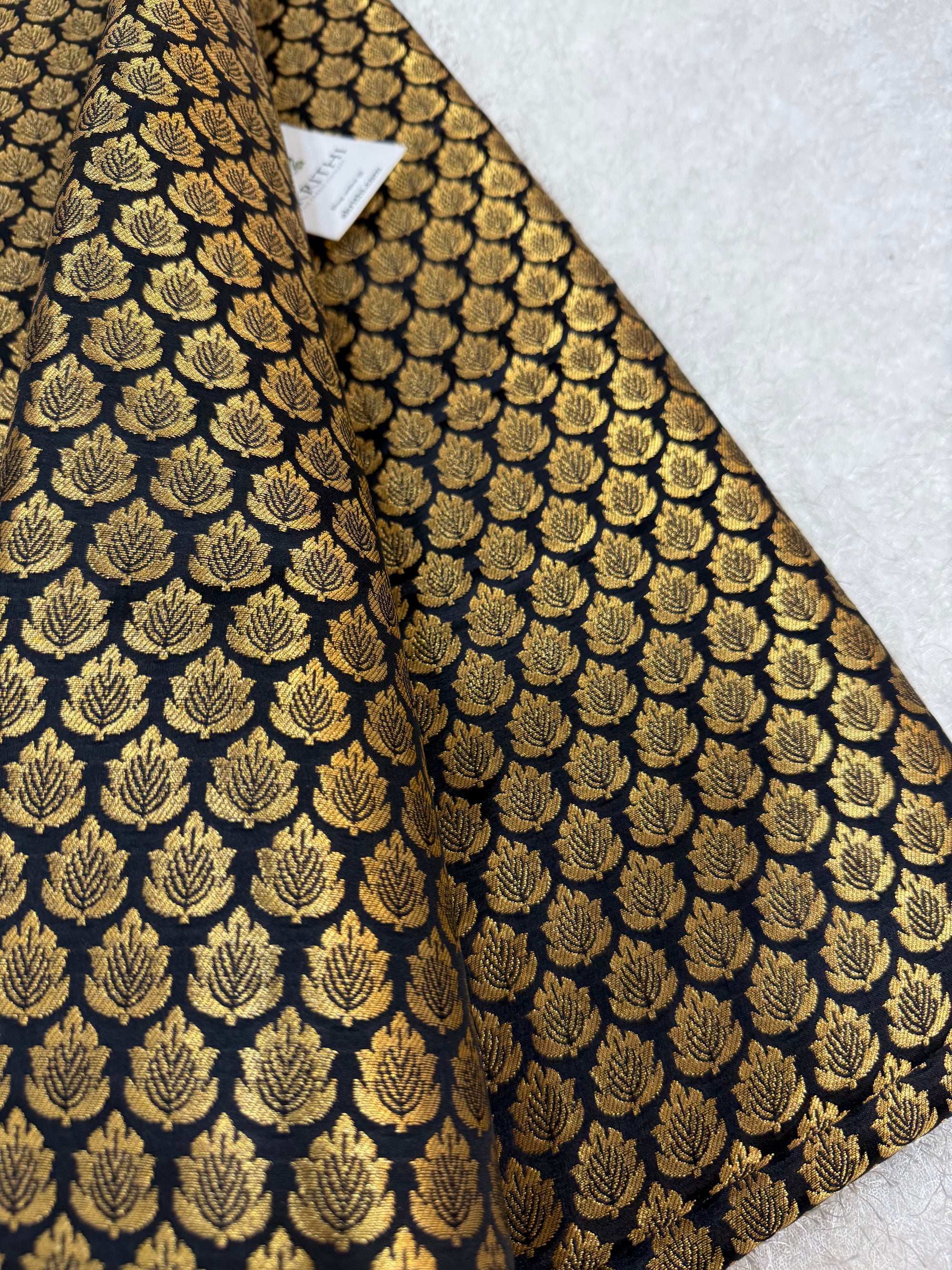 Pure Banarasi brocade fabric