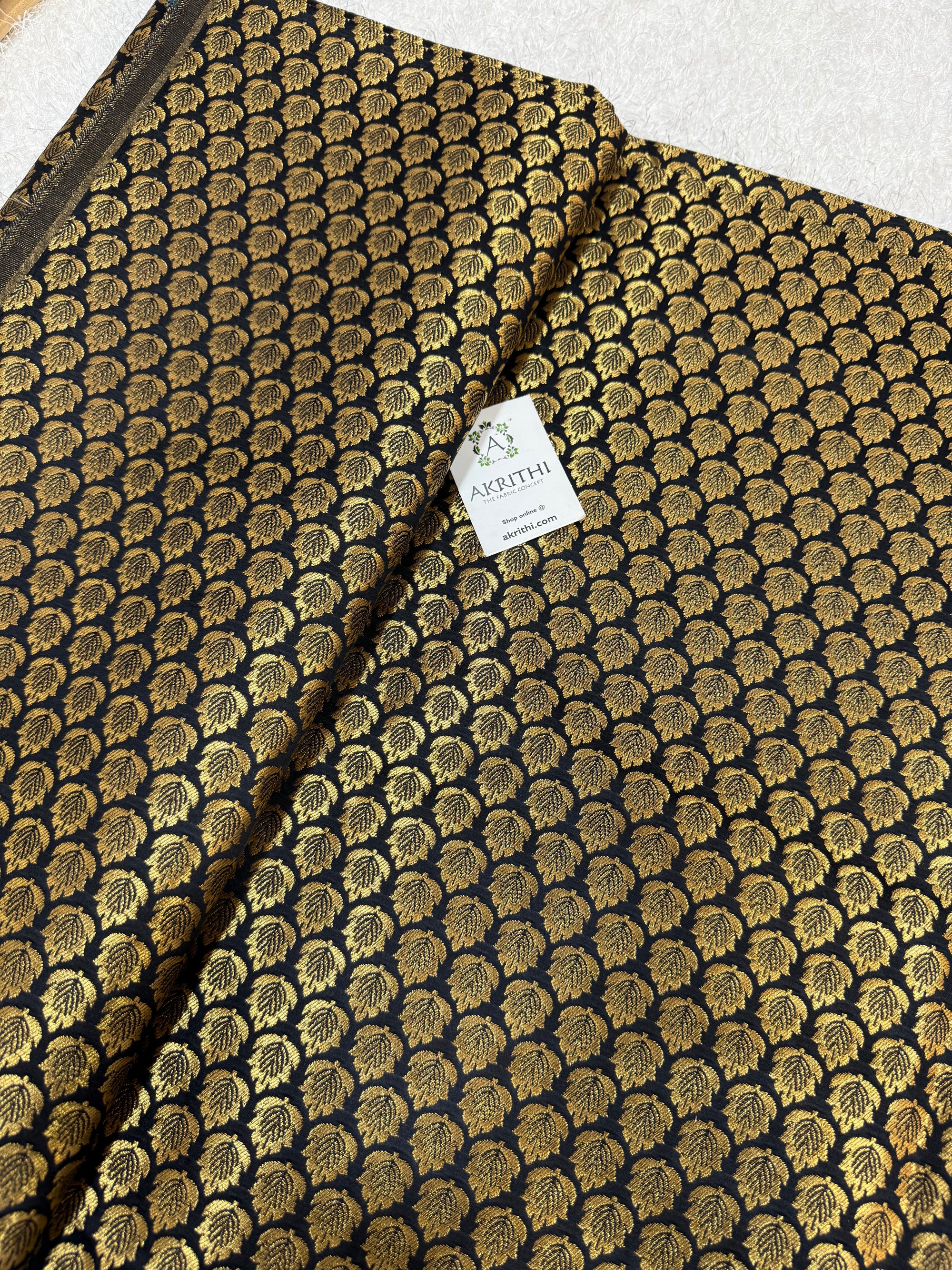 Pure Banarasi brocade fabric