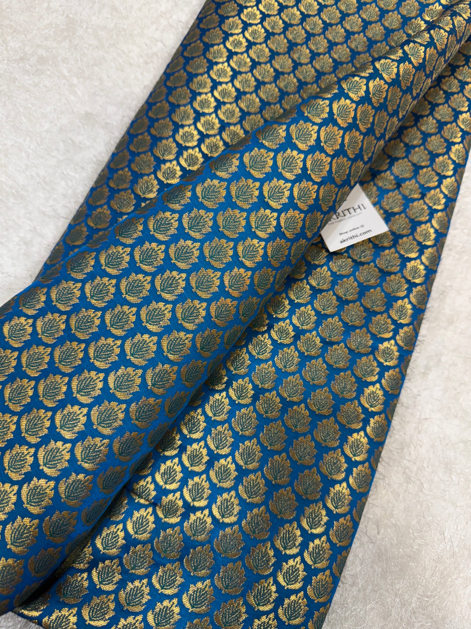 Pure Banarasi brocade fabric