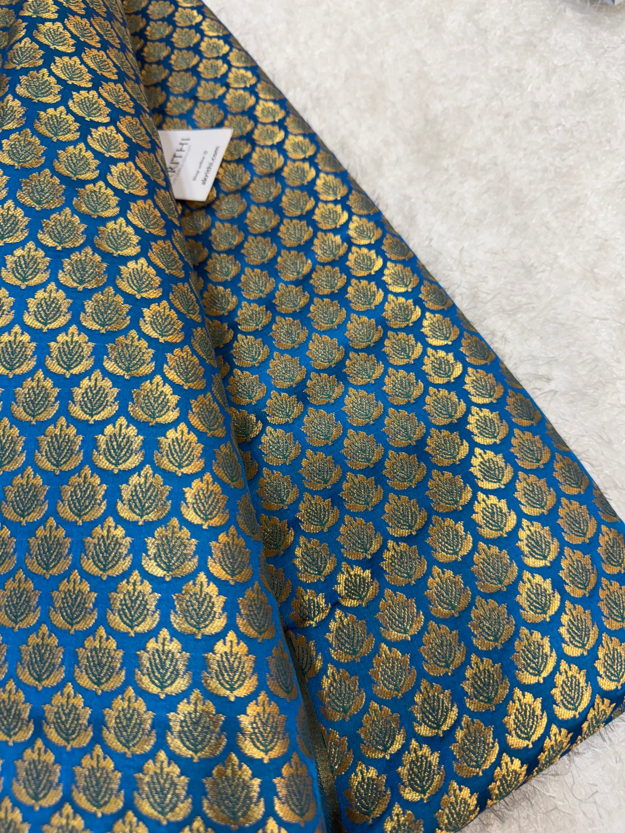 Pure Banarasi brocade fabric