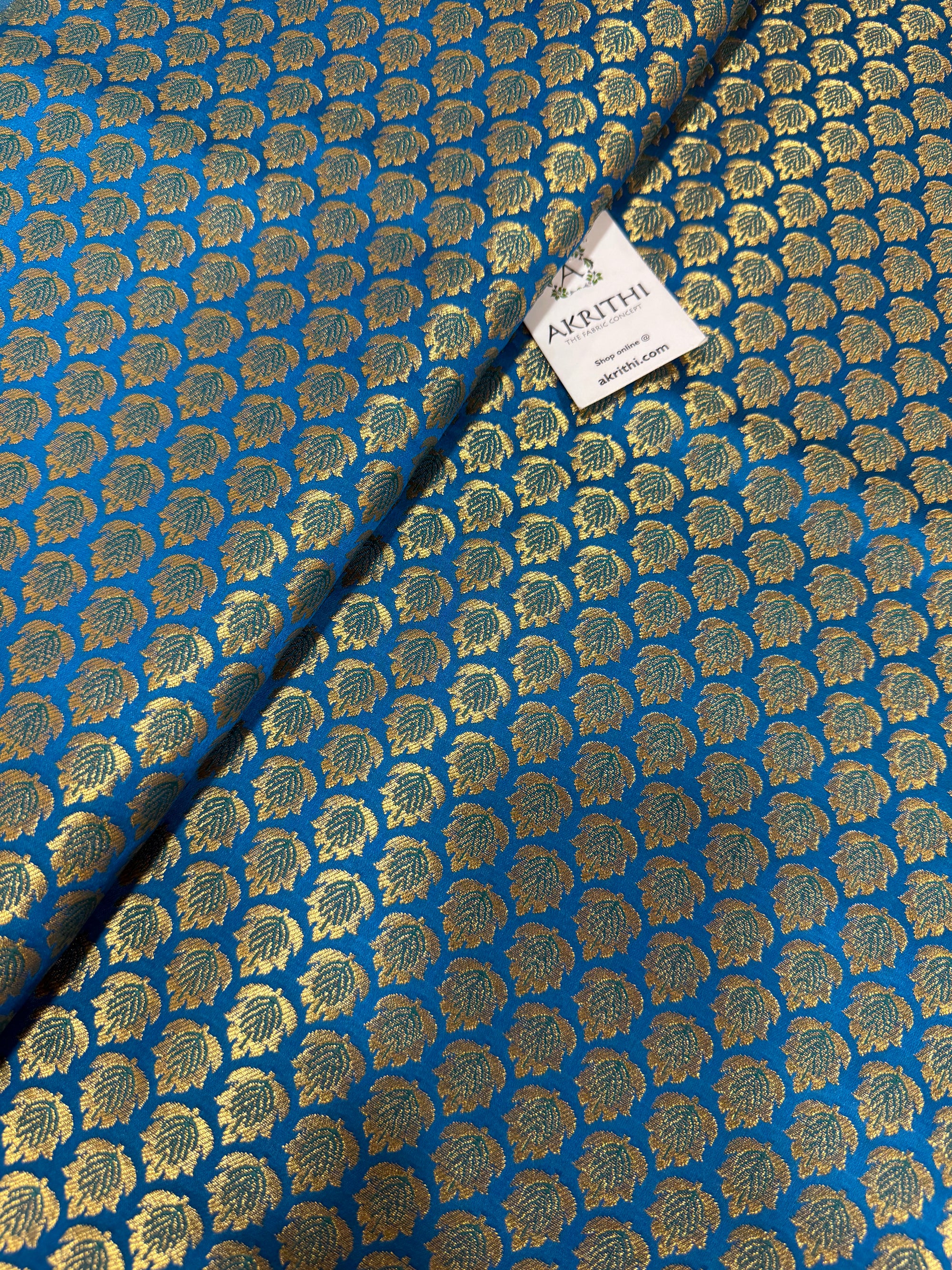 Pure Banarasi brocade fabric