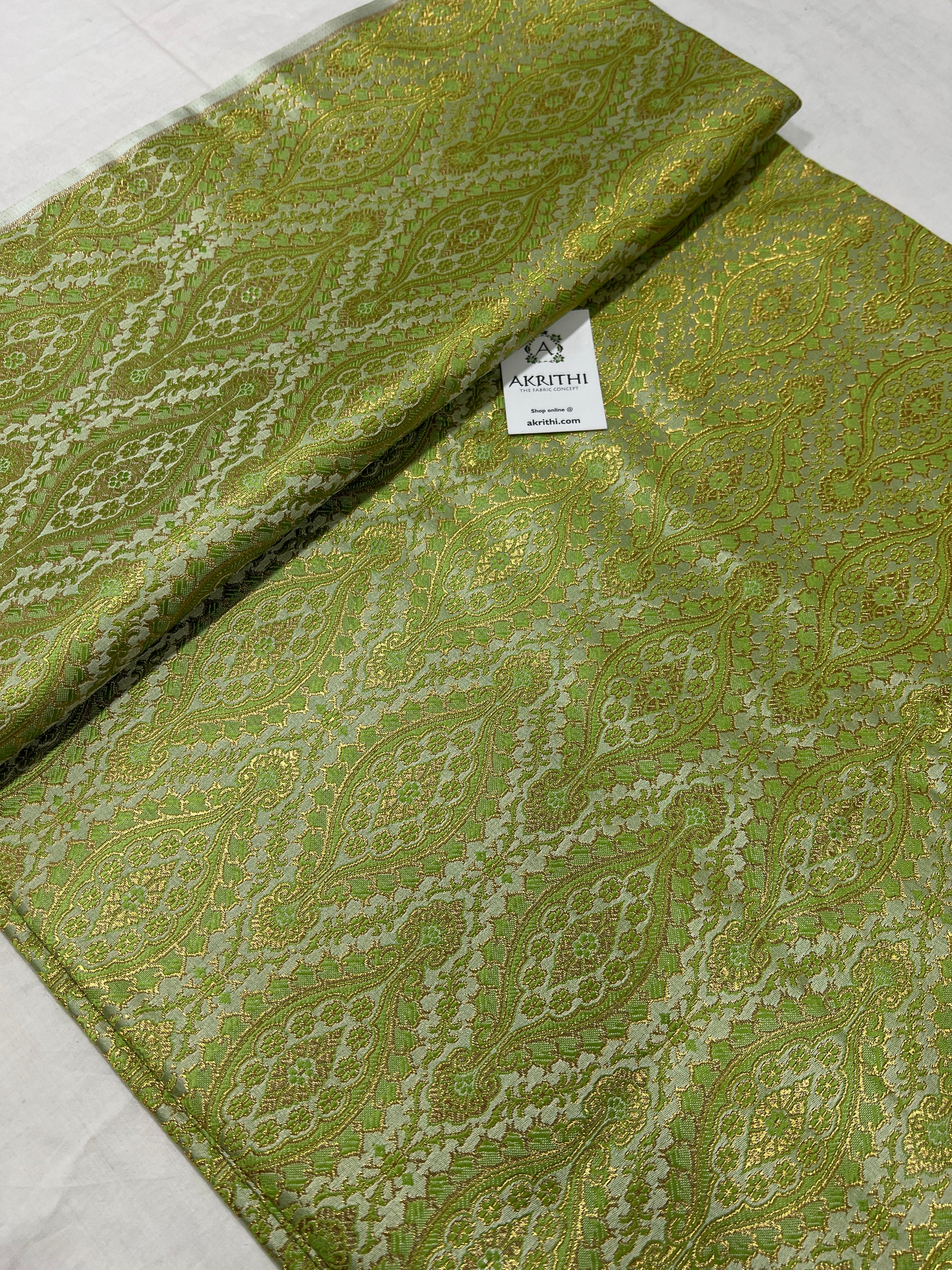 Pure Banarasi brocade fabric