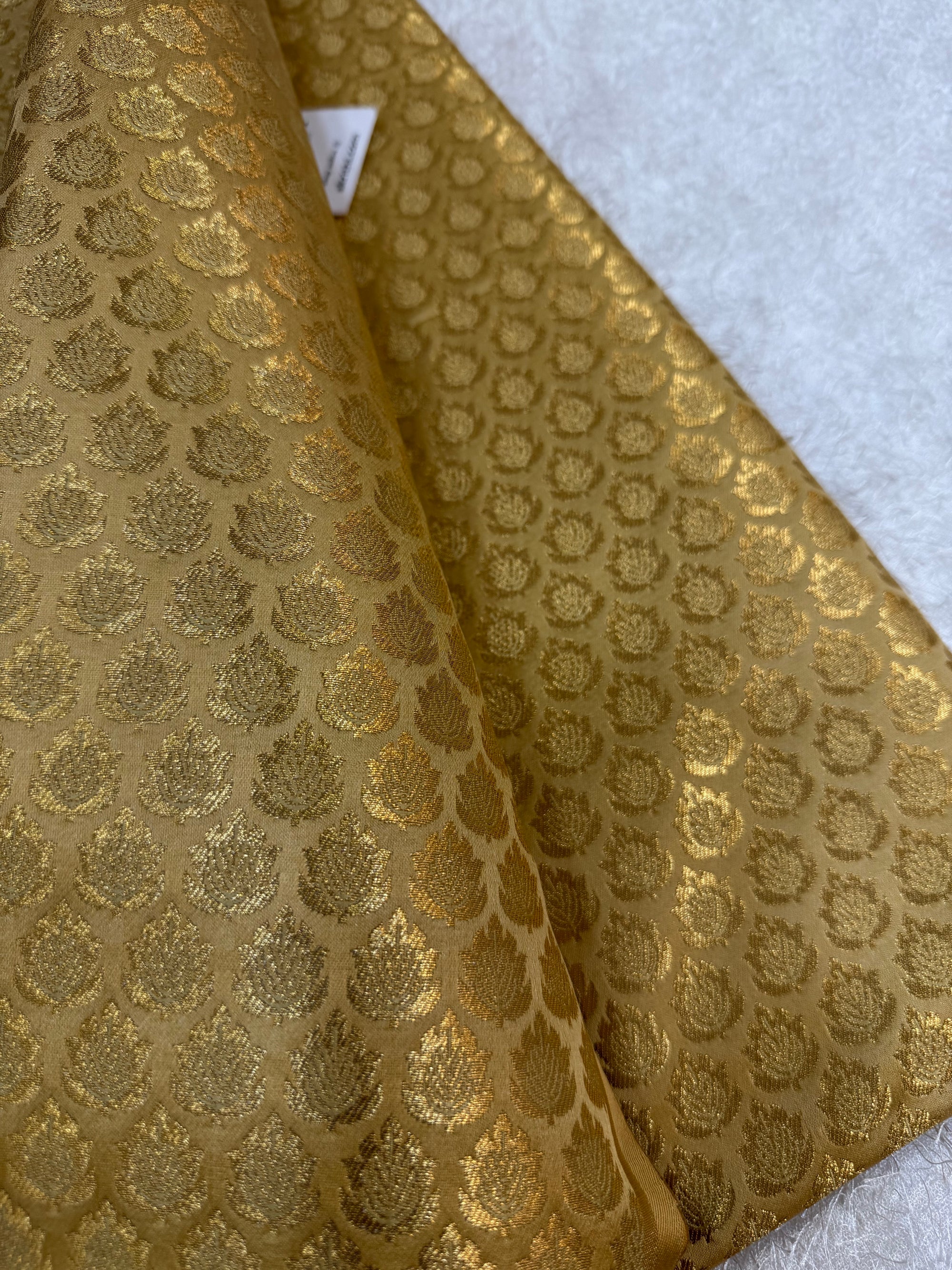 Pure Banarasi brocade fabric