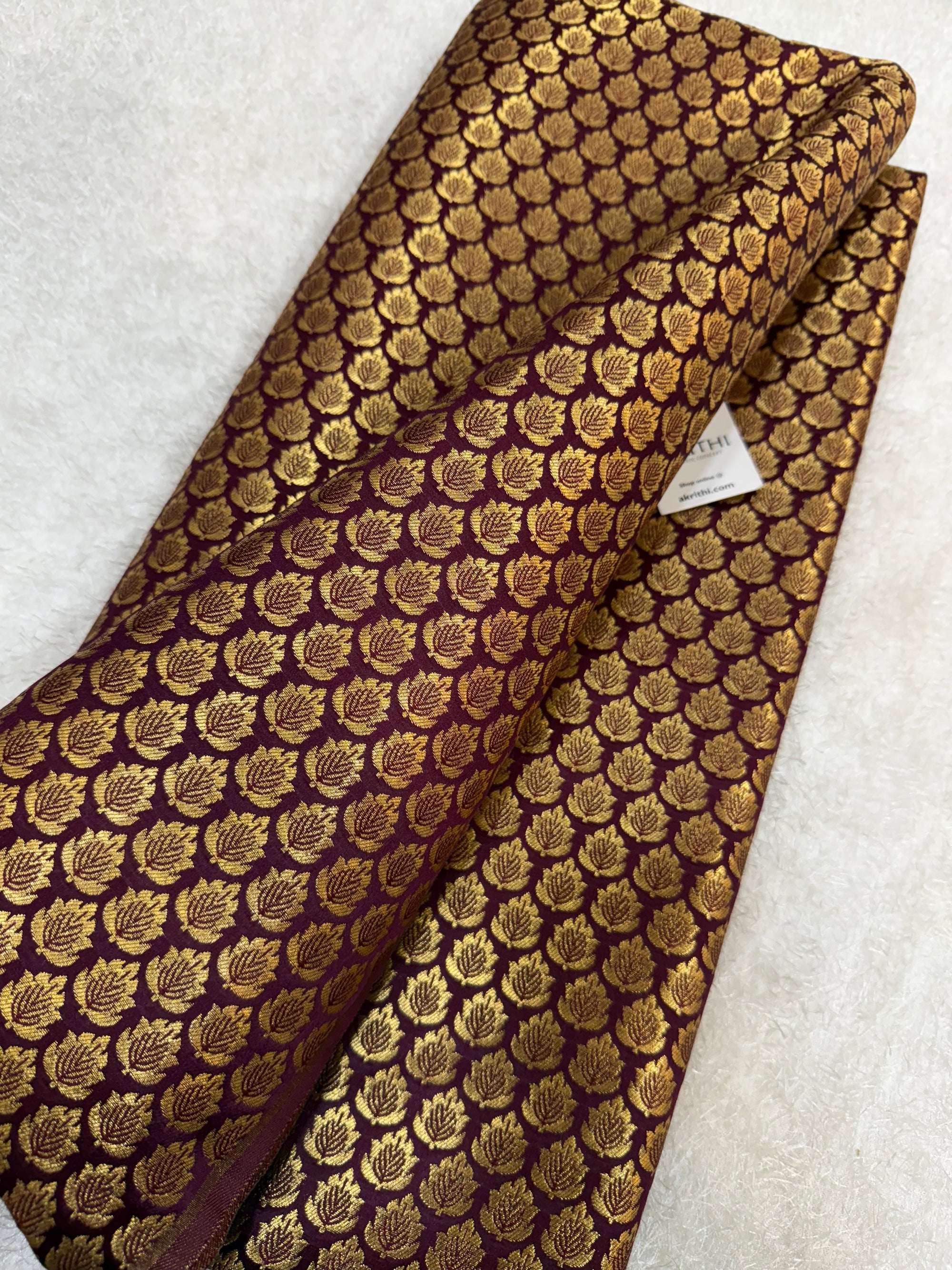 Pure Banarasi brocade fabric