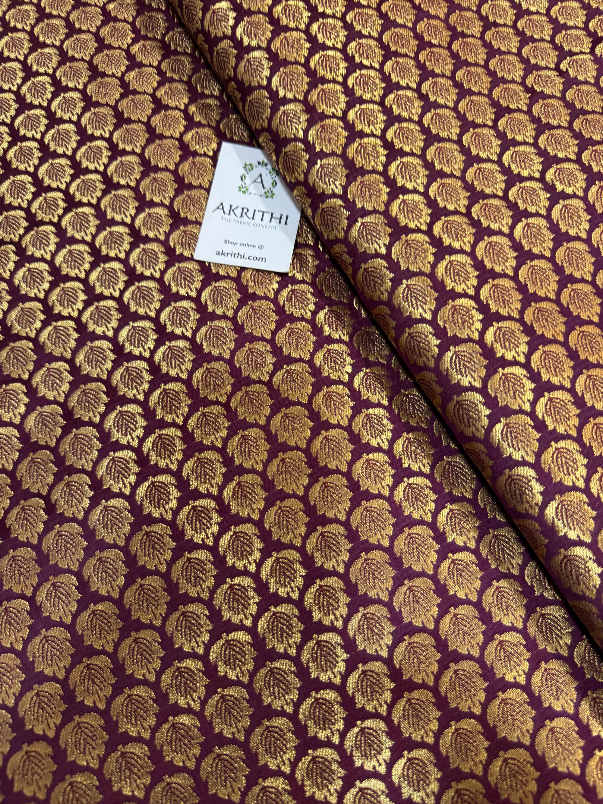 Pure Banarasi brocade fabric