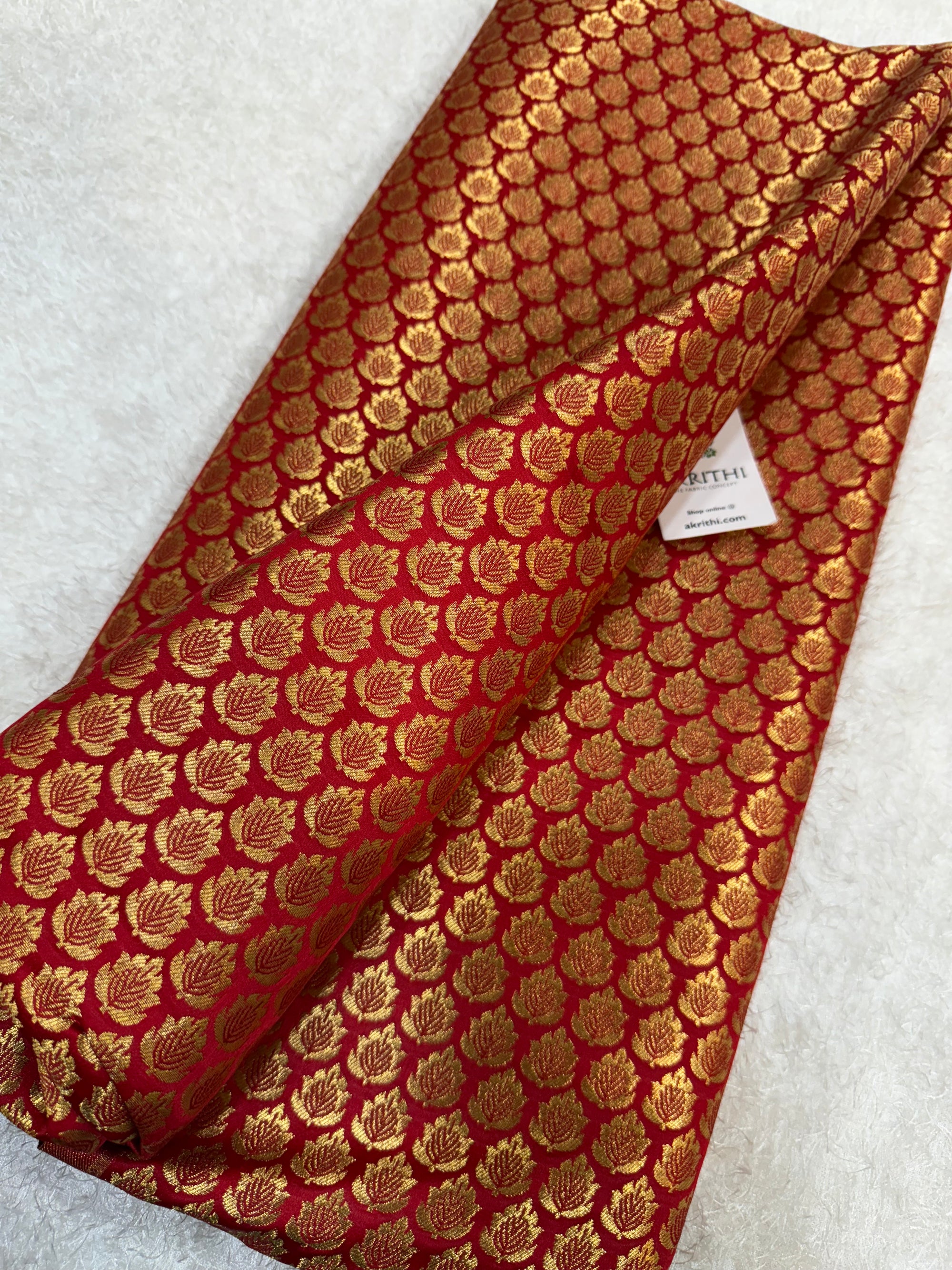 Pure Banarasi brocade fabric