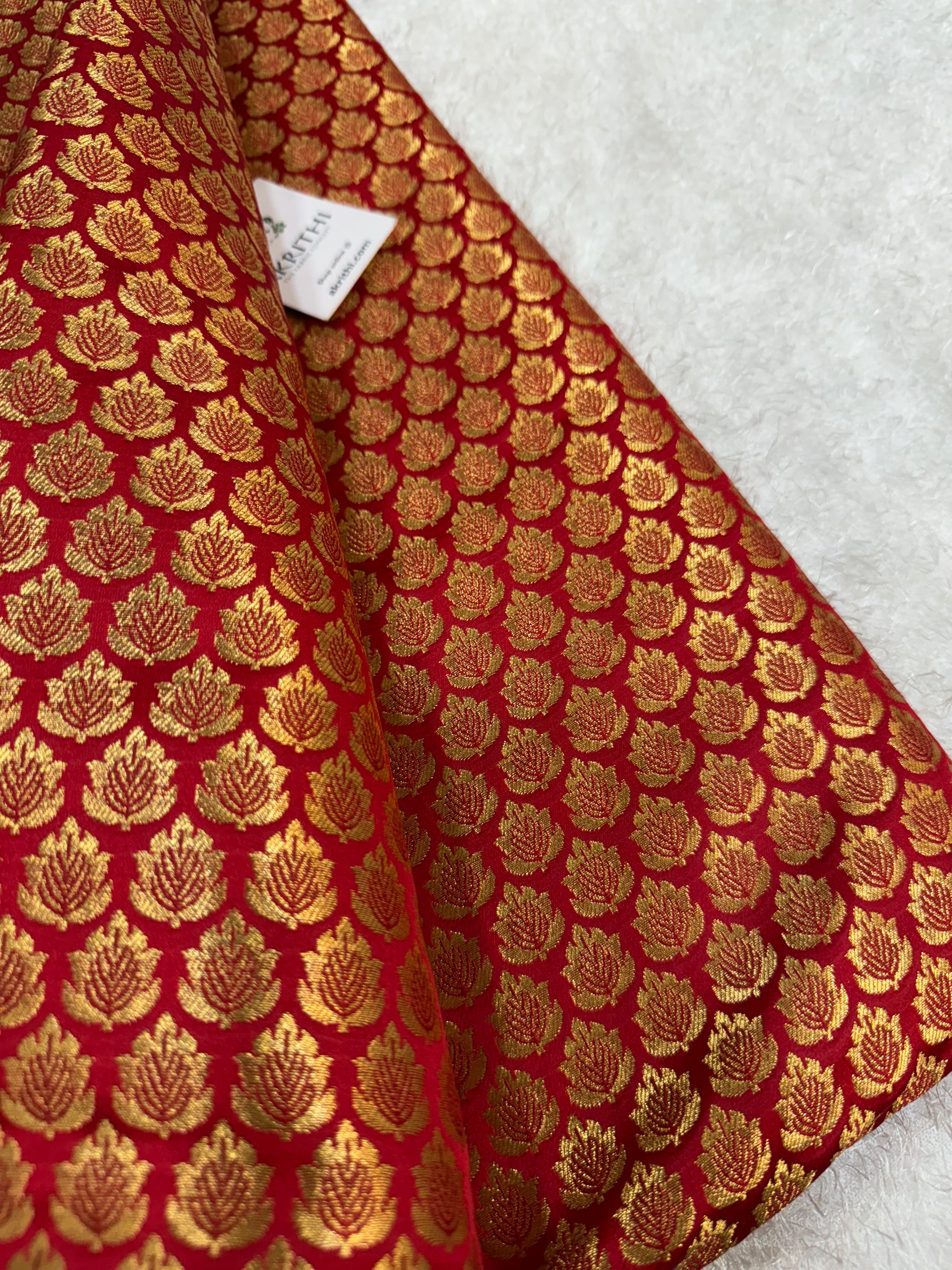 Pure Banarasi brocade fabric