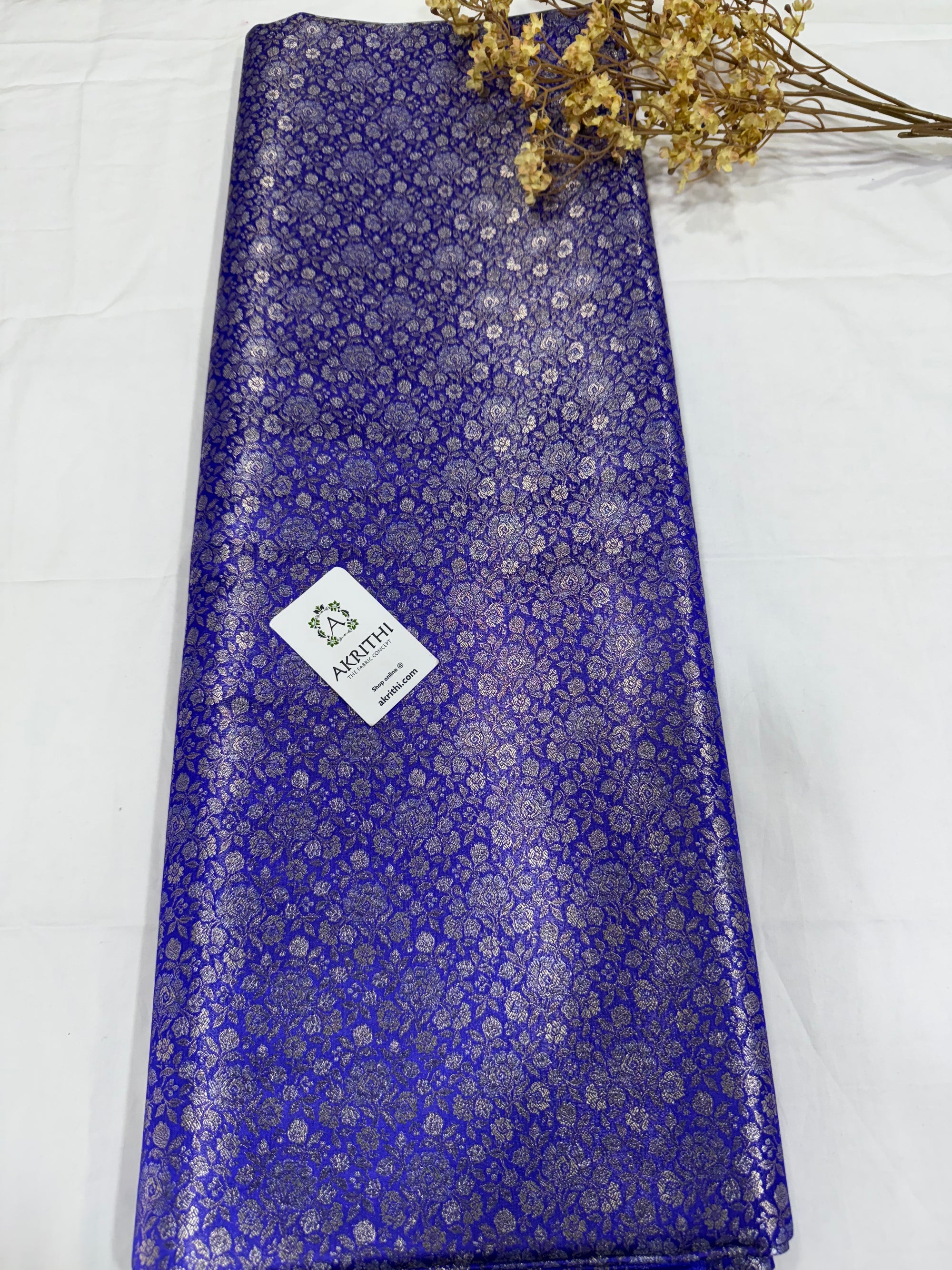 Pure Banarasi brocade fabric