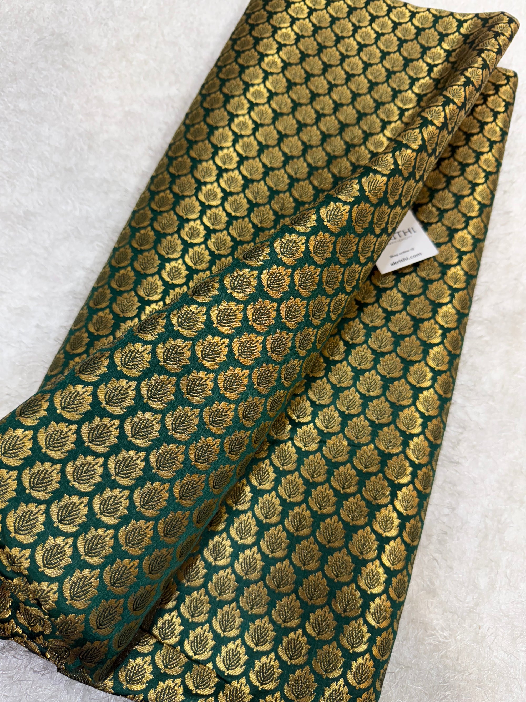 Pure Banarasi brocade fabric