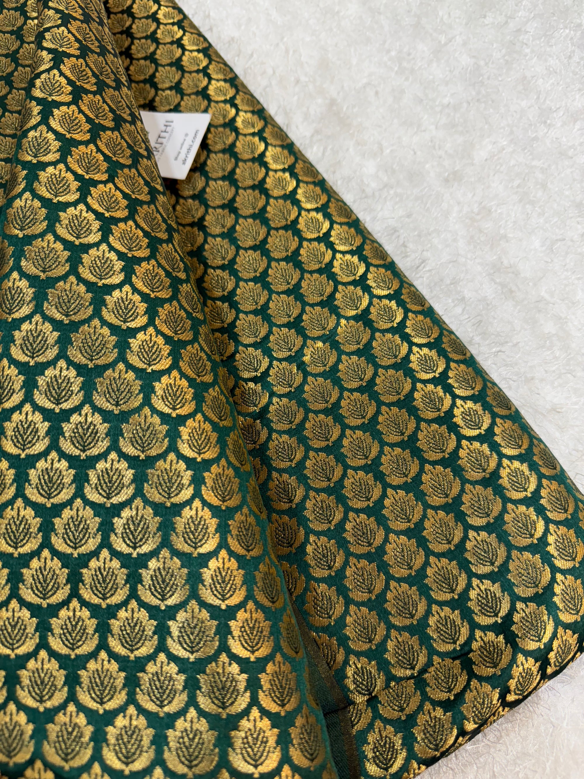 Pure Banarasi brocade fabric