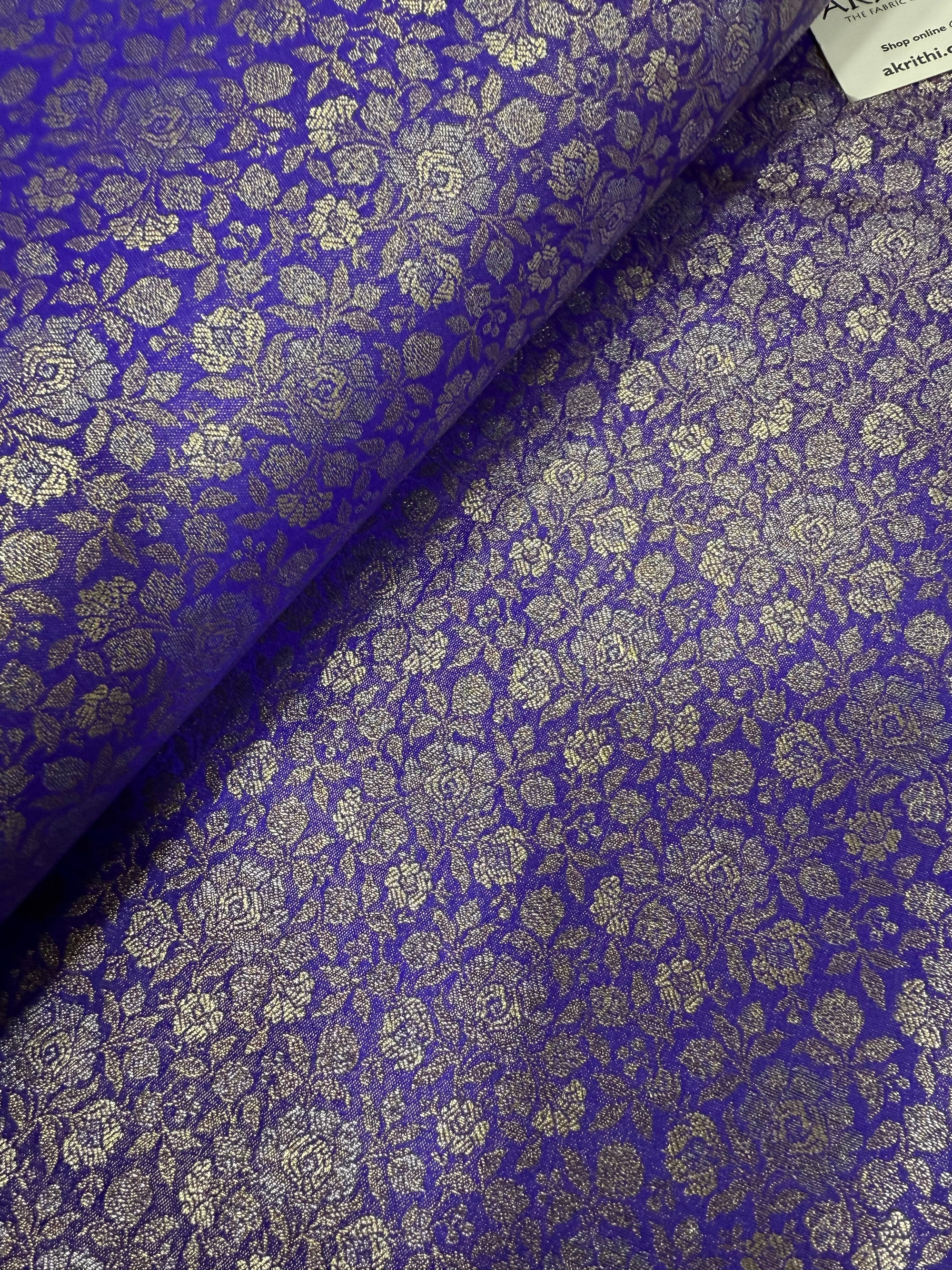 Pure Banarasi brocade fabric