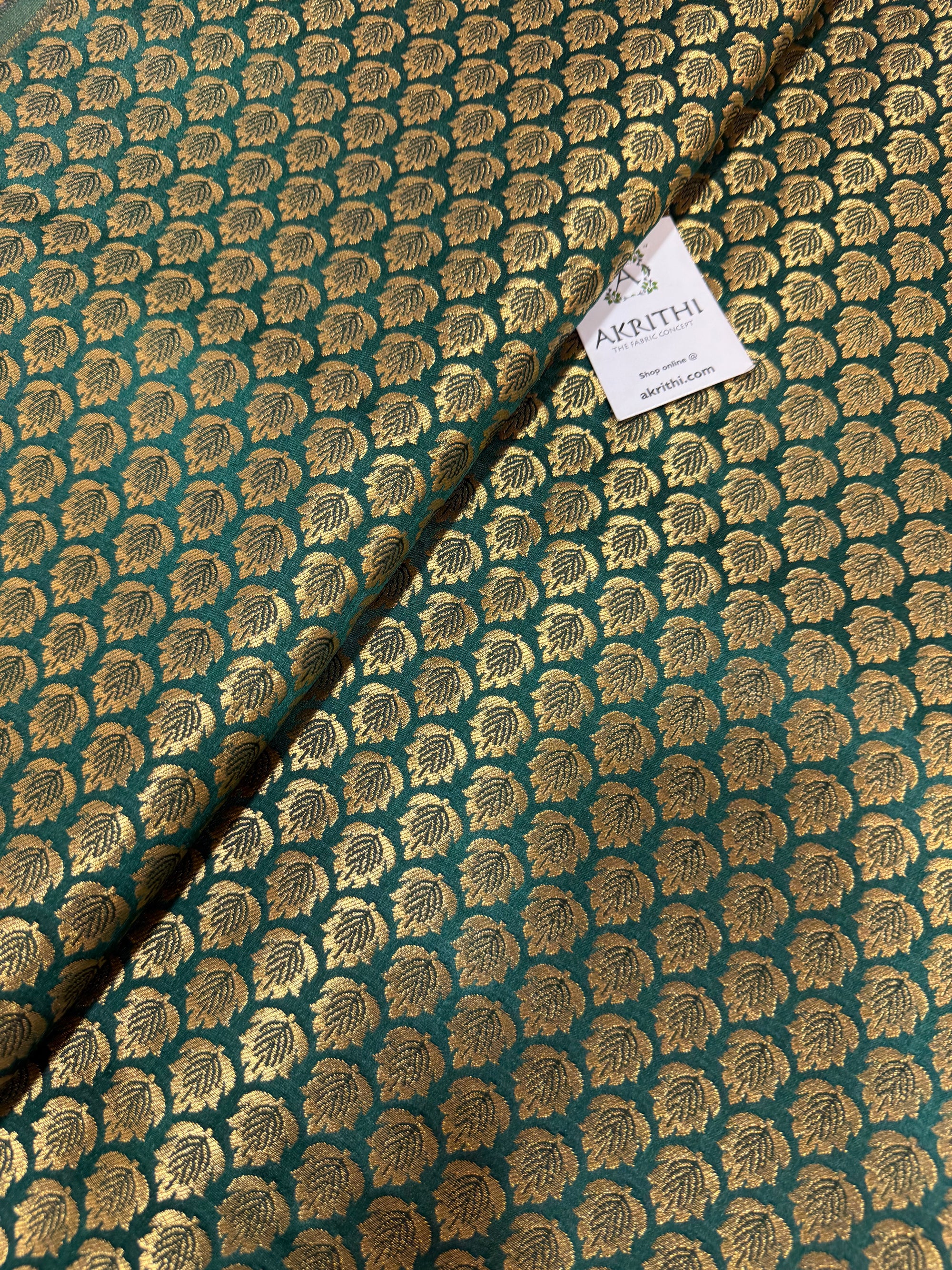 Pure Banarasi brocade fabric