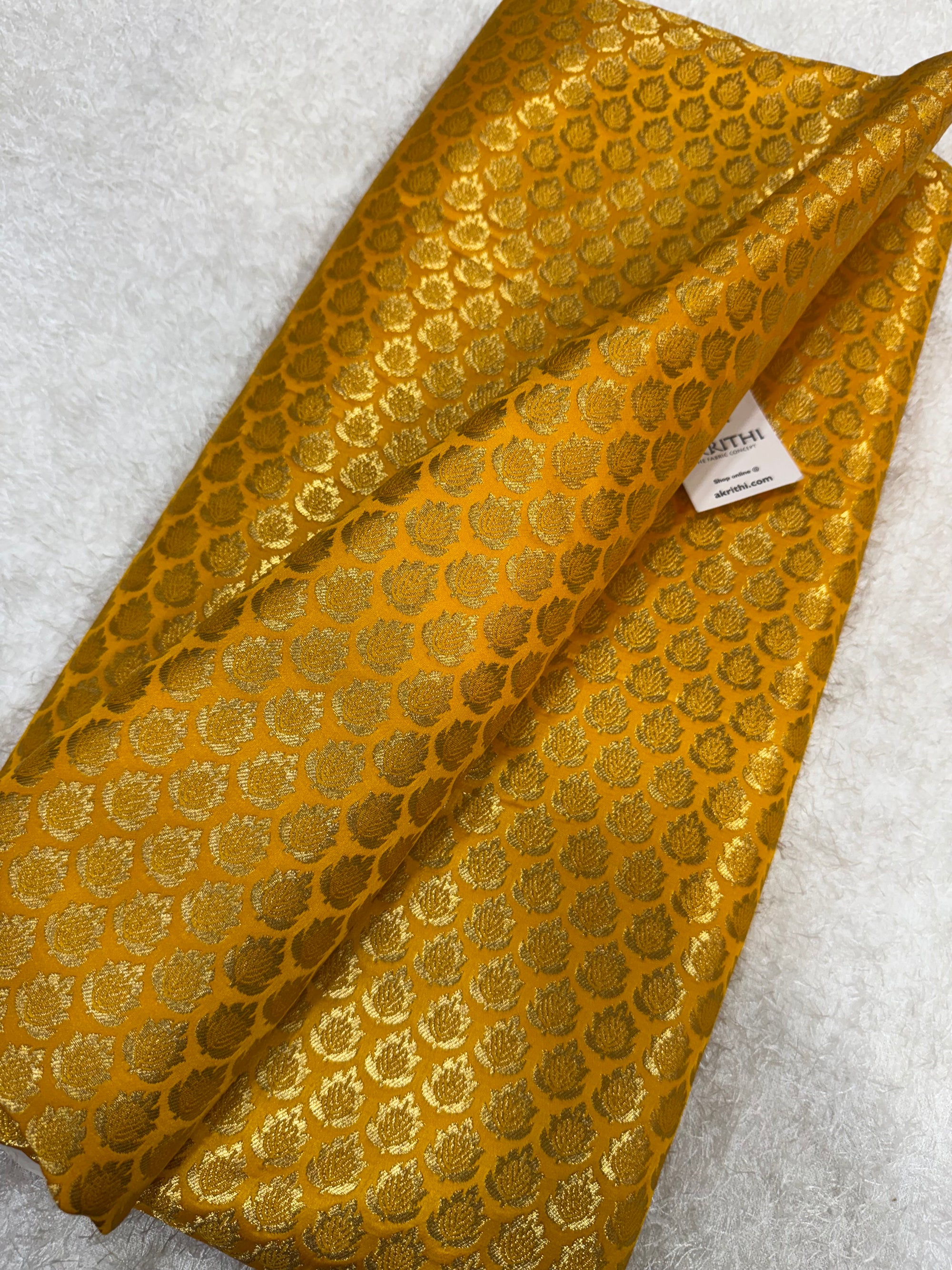 Pure Banarasi brocade fabric