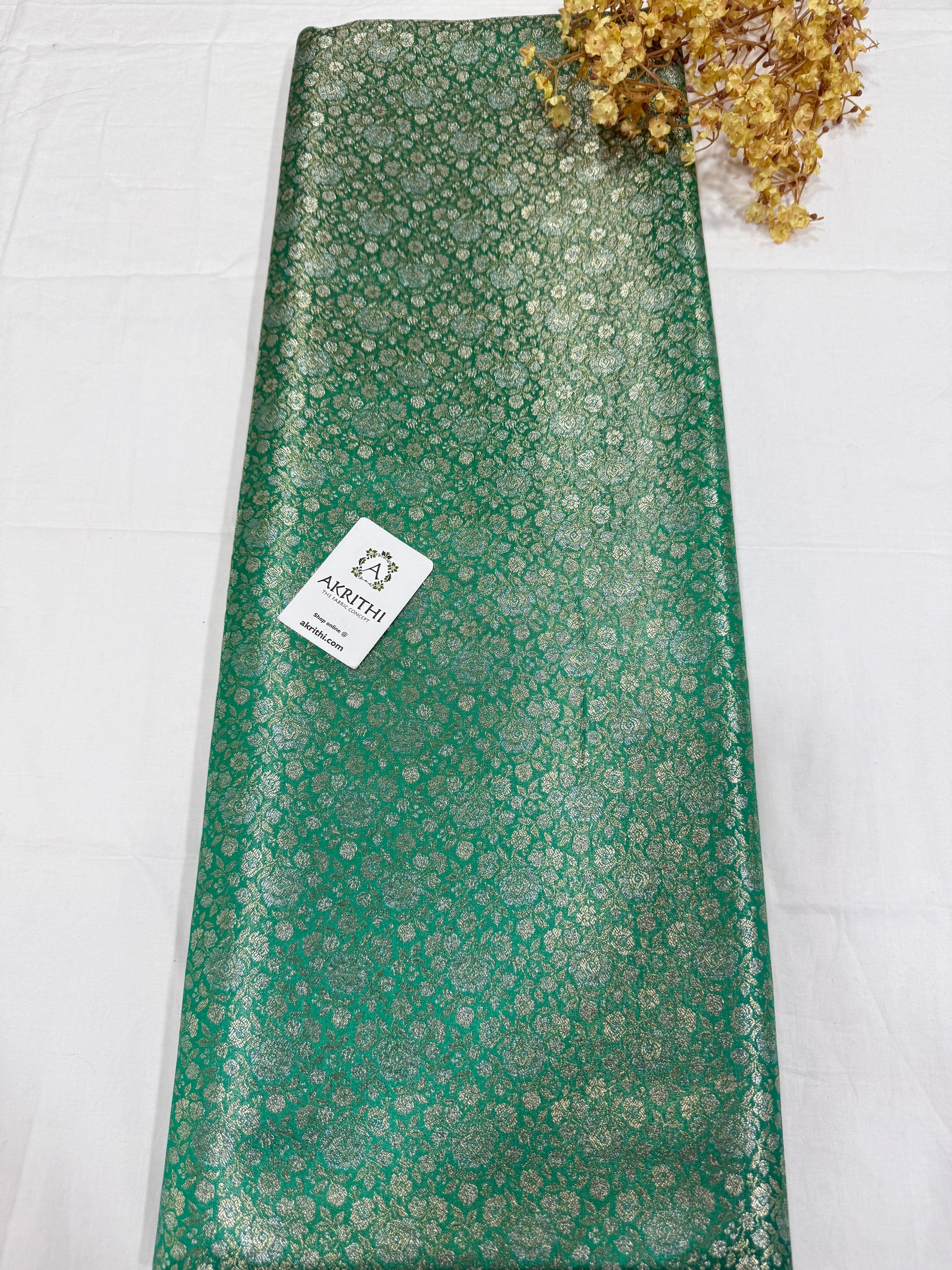 Pure Banarasi brocade fabric