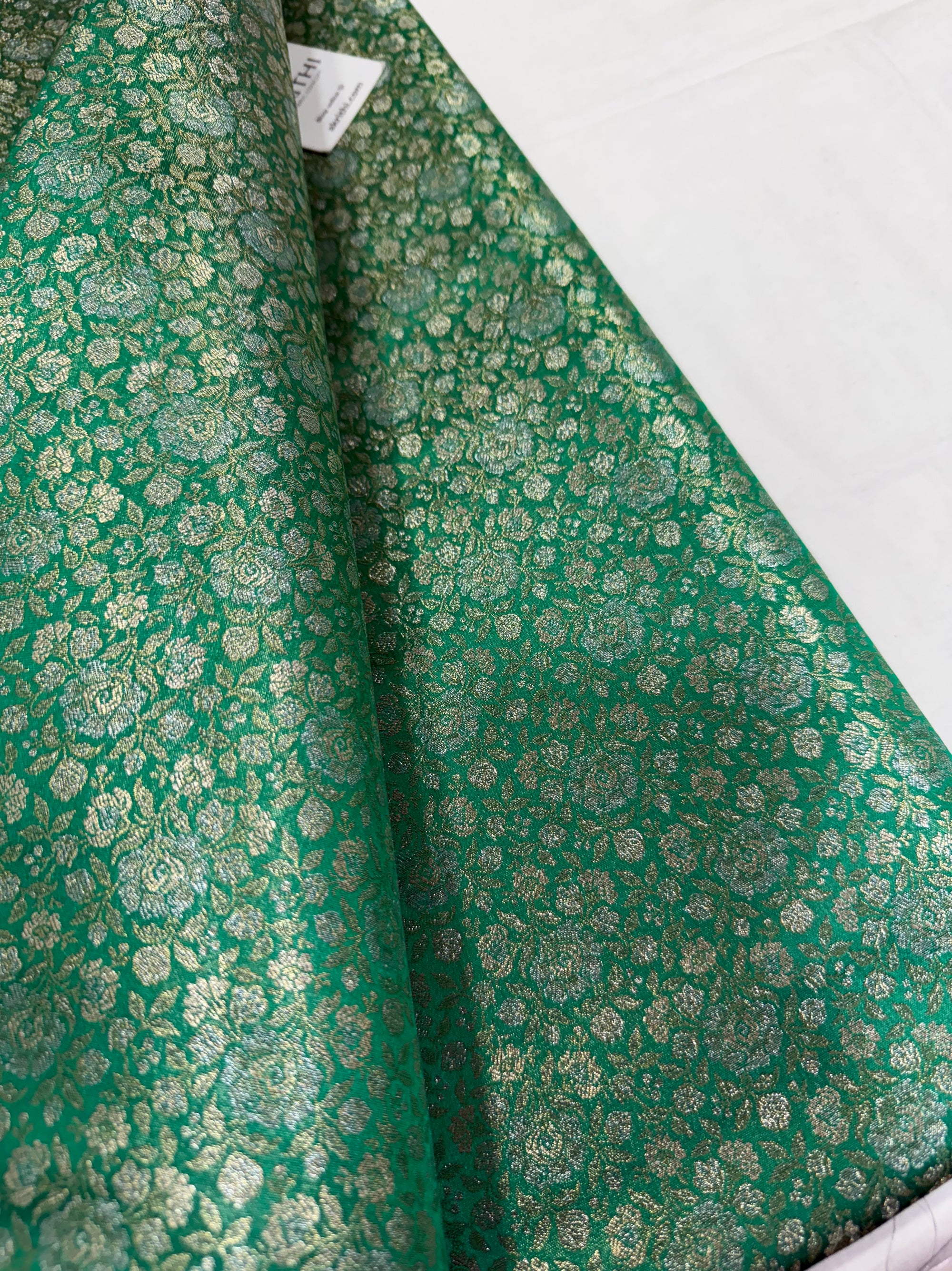 Pure Banarasi brocade fabric