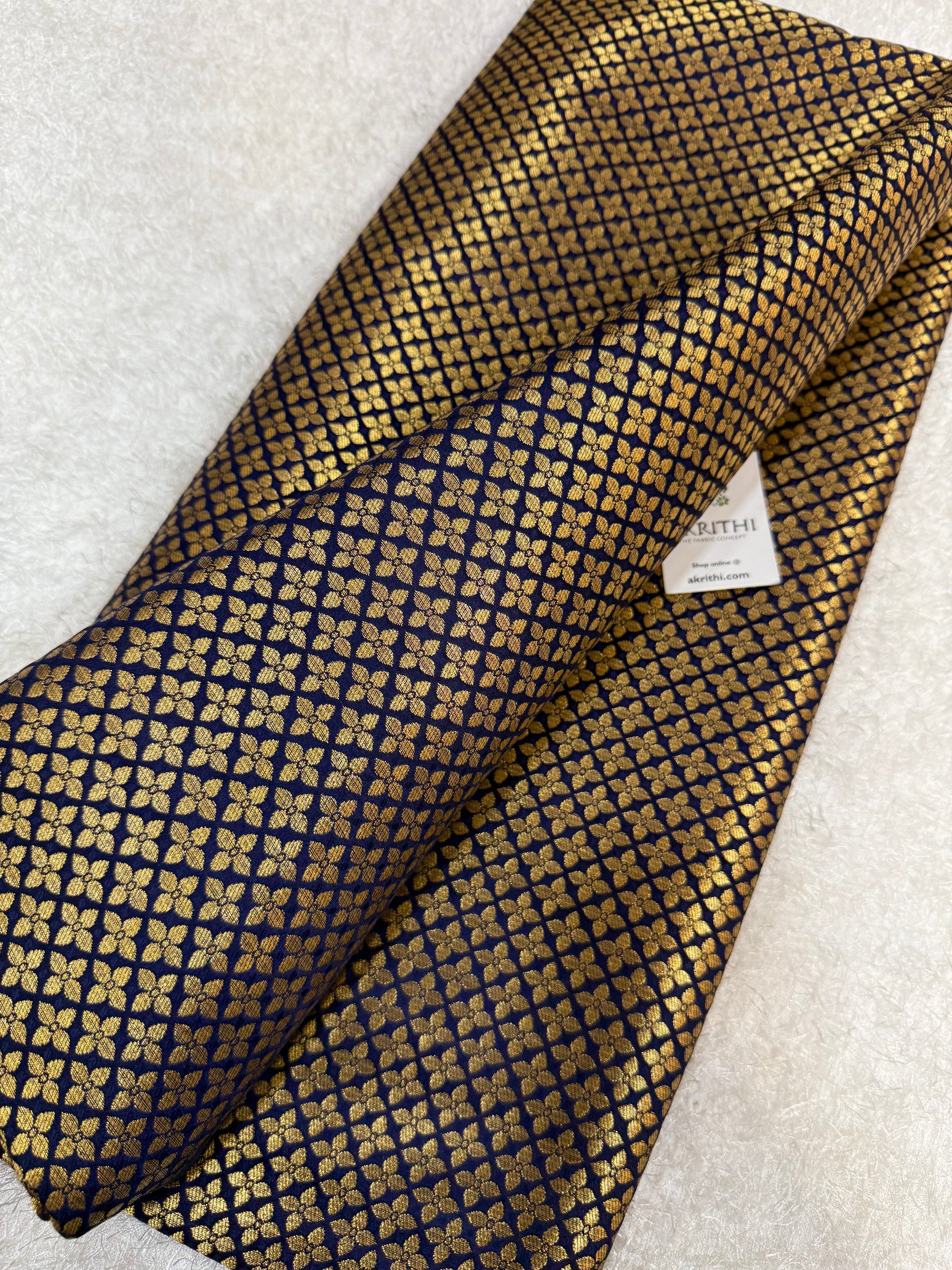 Pure Banarasi brocade fabric