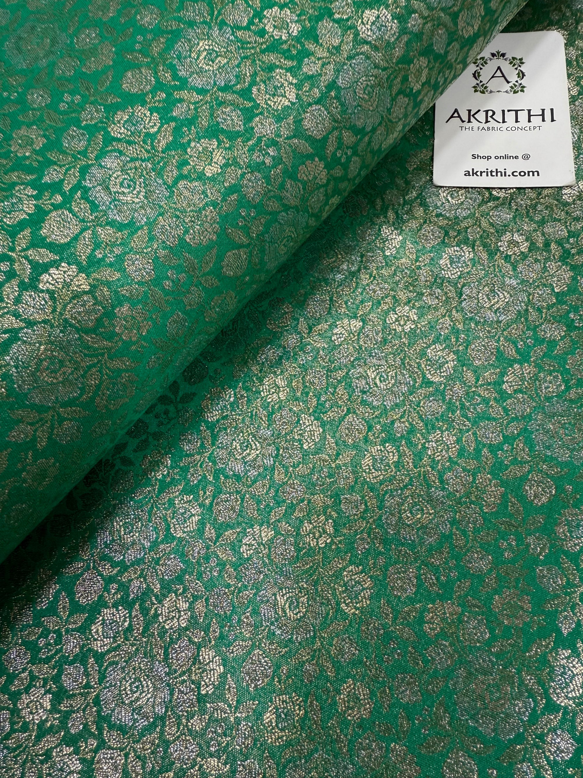 Pure Banarasi brocade fabric