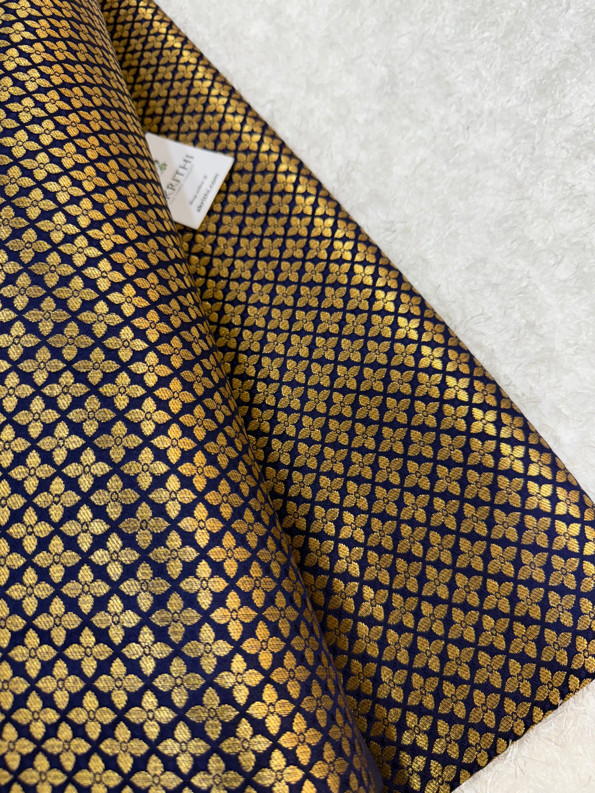 Pure Banarasi brocade fabric