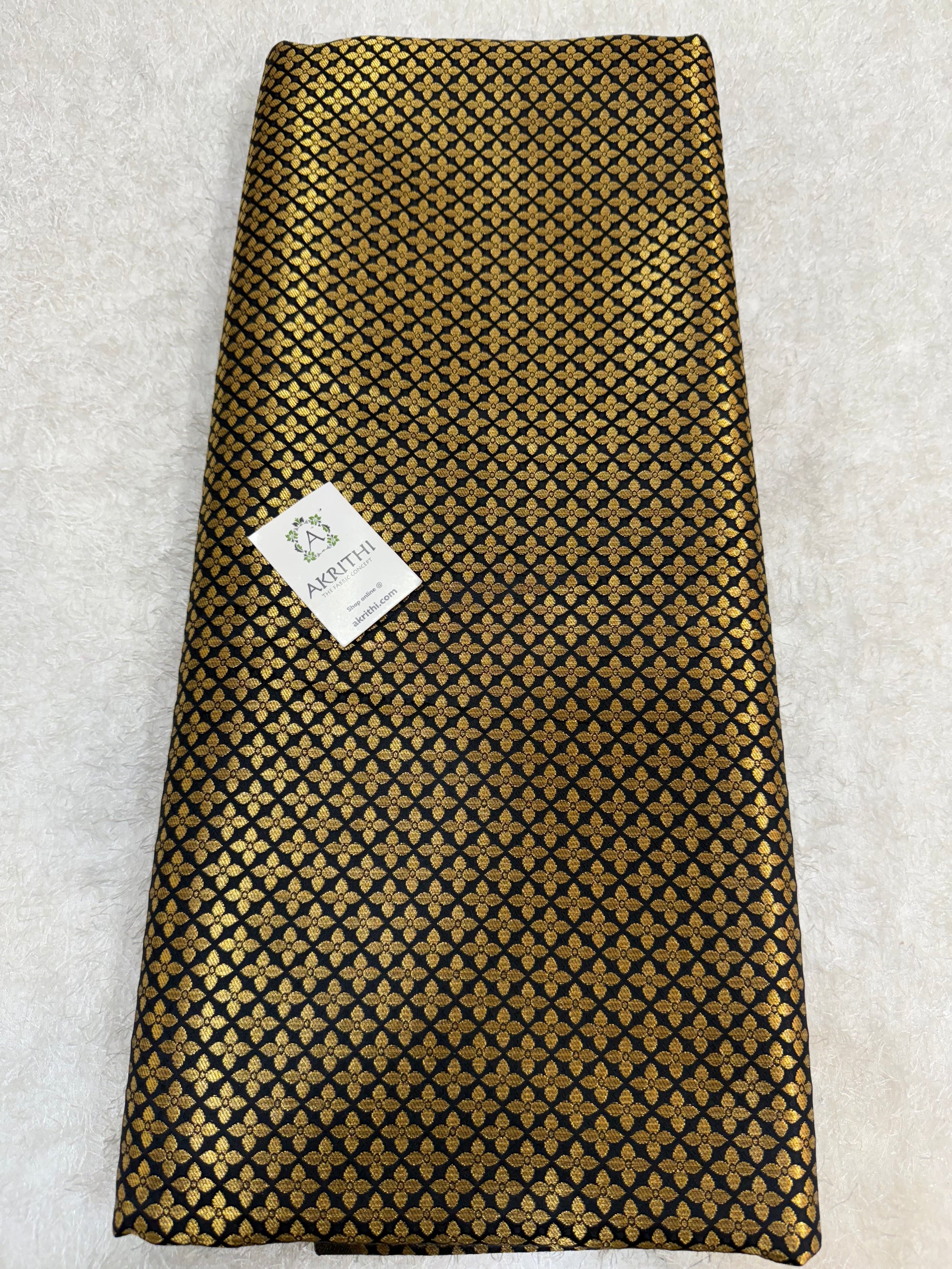 Pure Banarasi brocade fabric