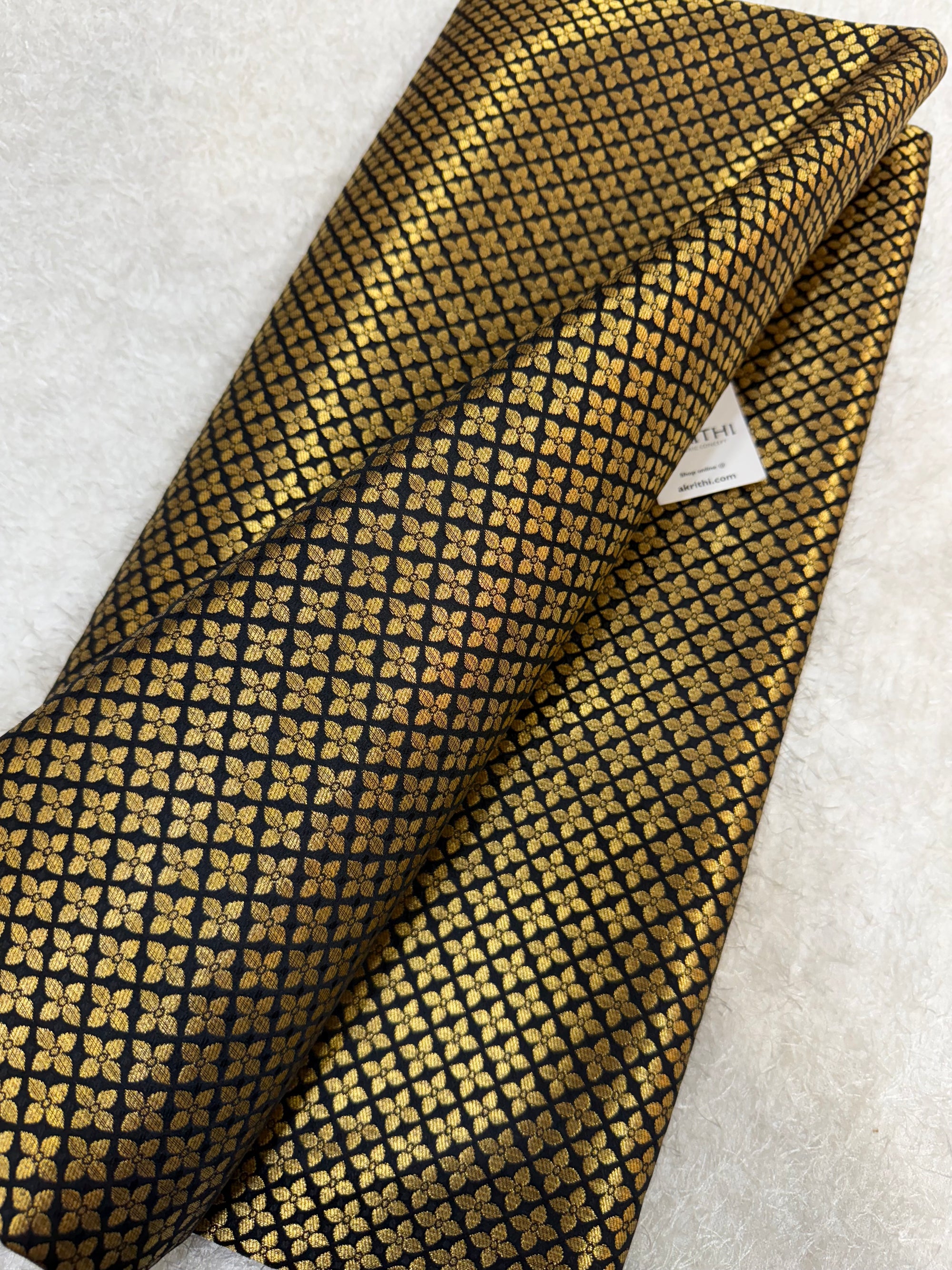 Pure Banarasi brocade fabric