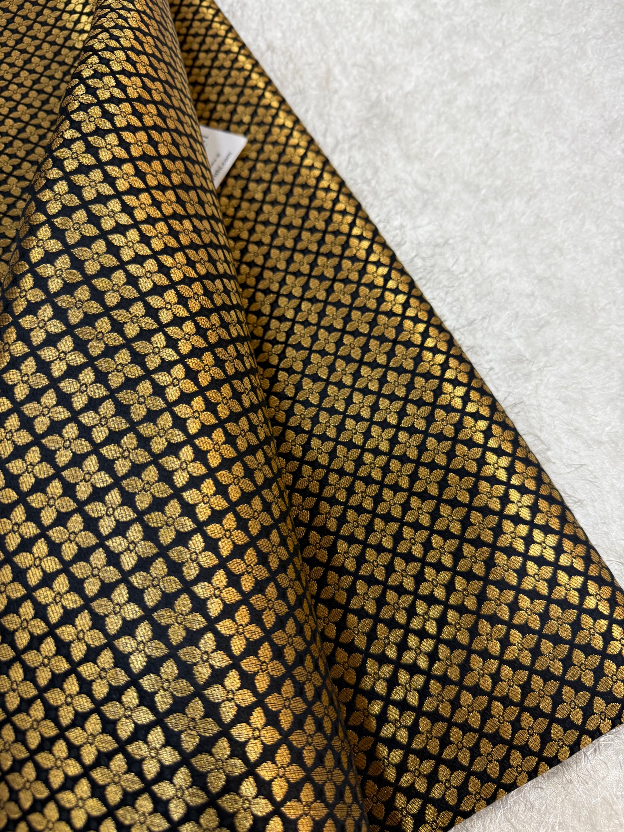Pure Banarasi brocade fabric