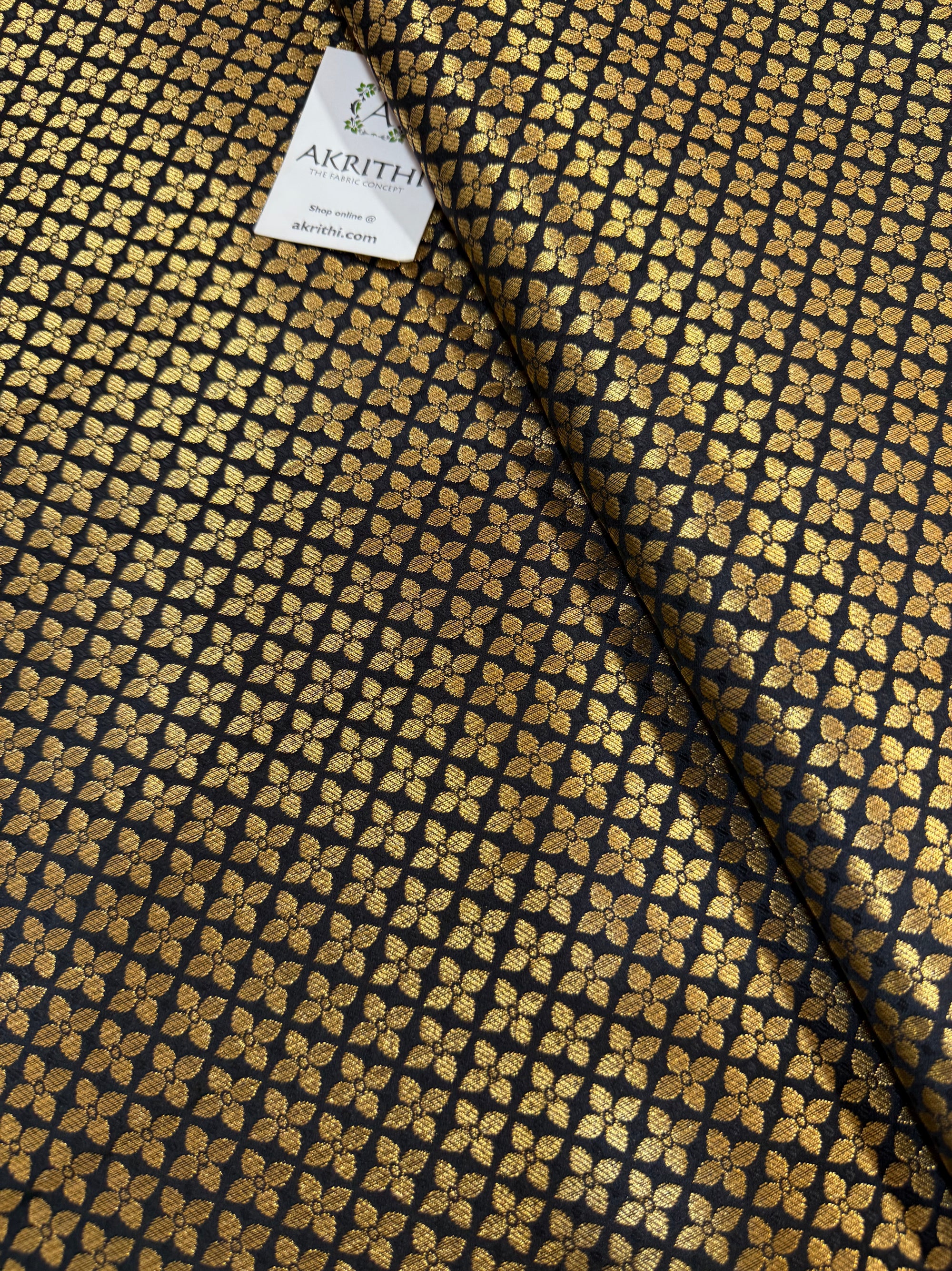 Pure Banarasi brocade fabric