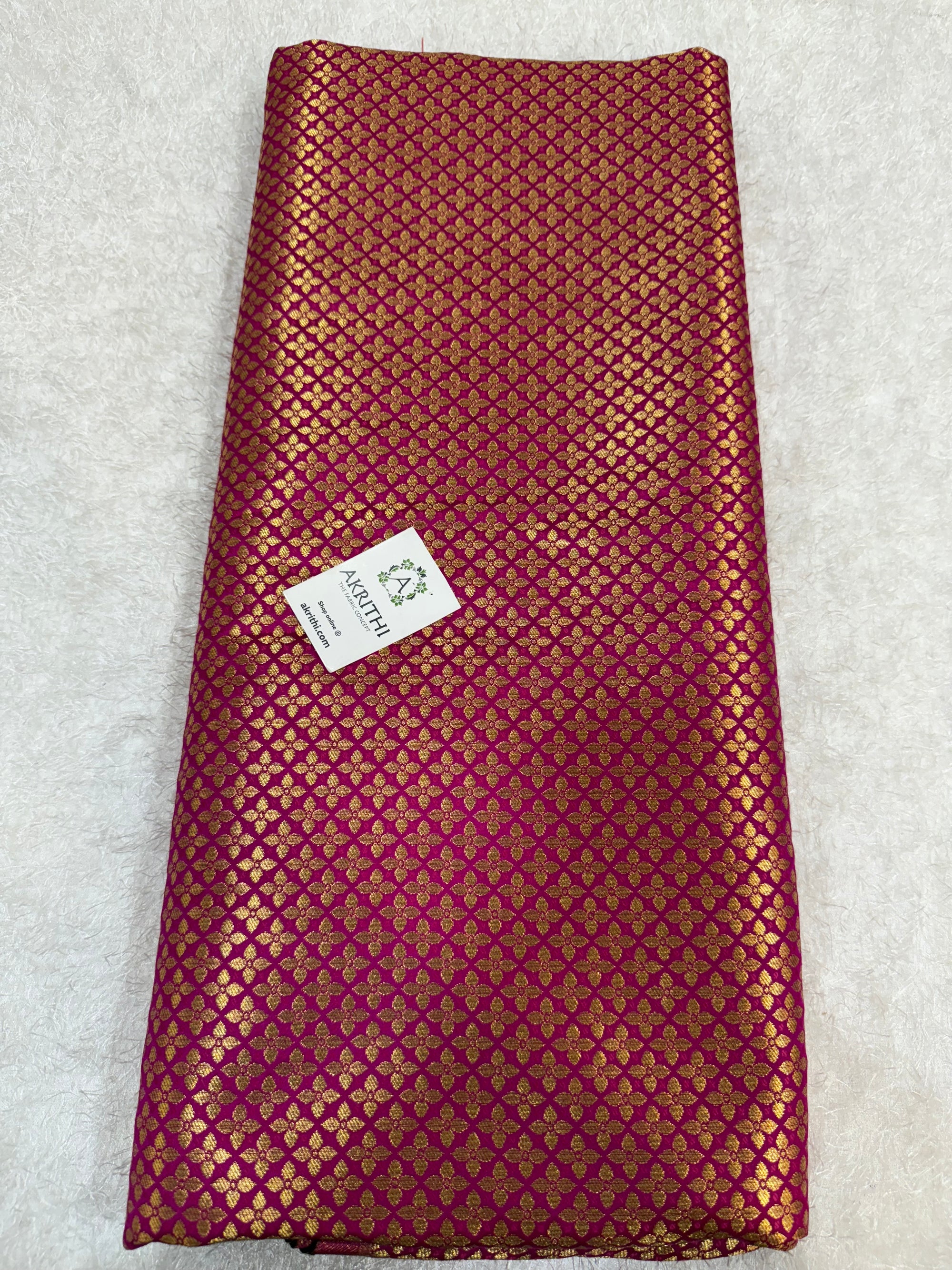 Pure Banarasi brocade fabric