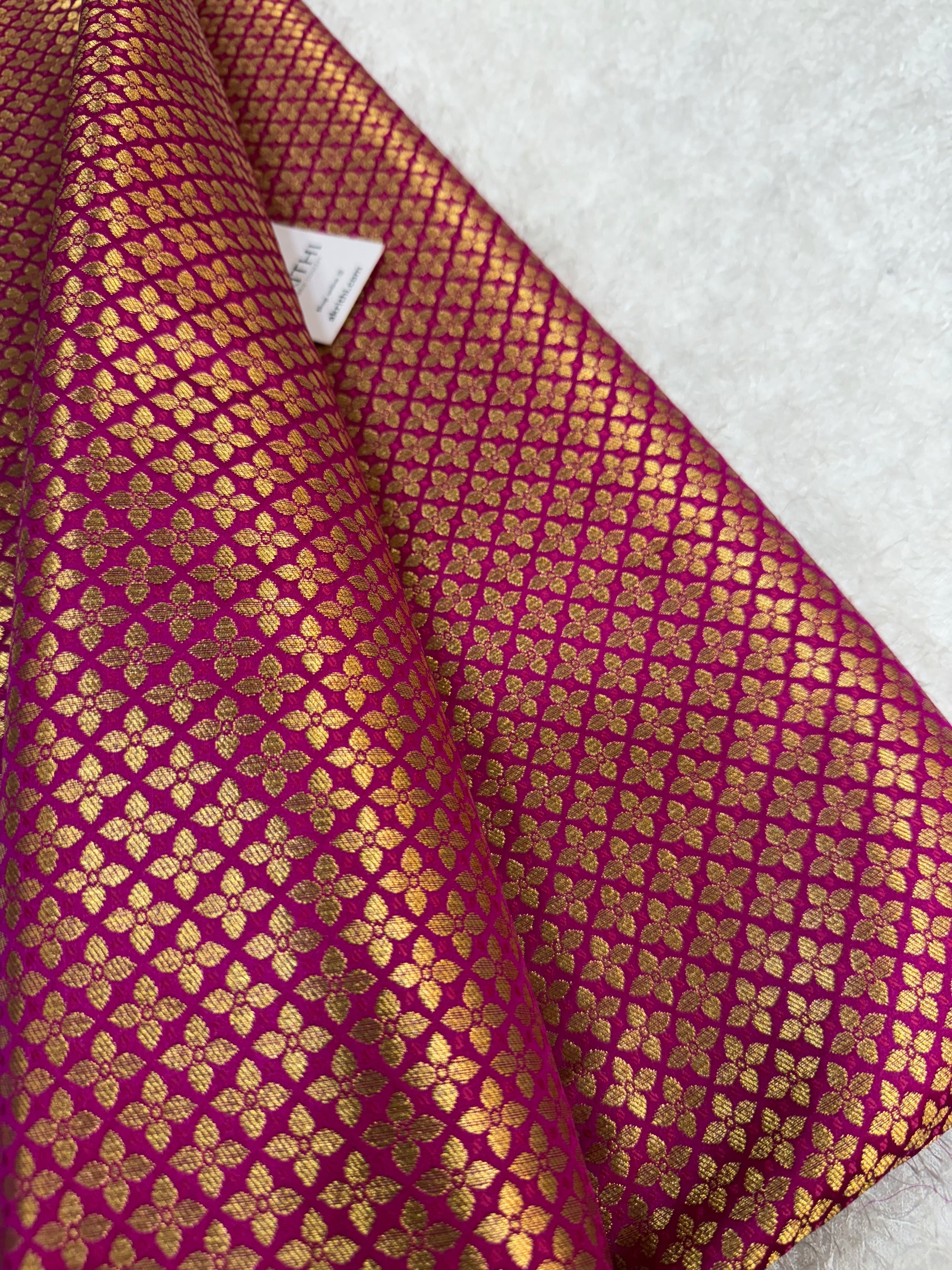 Pure Banarasi brocade fabric