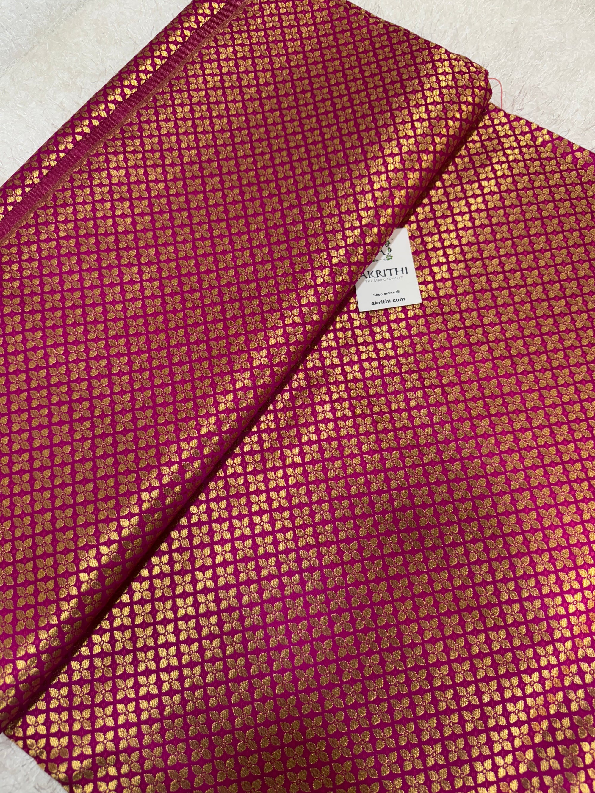 Pure Banarasi brocade fabric