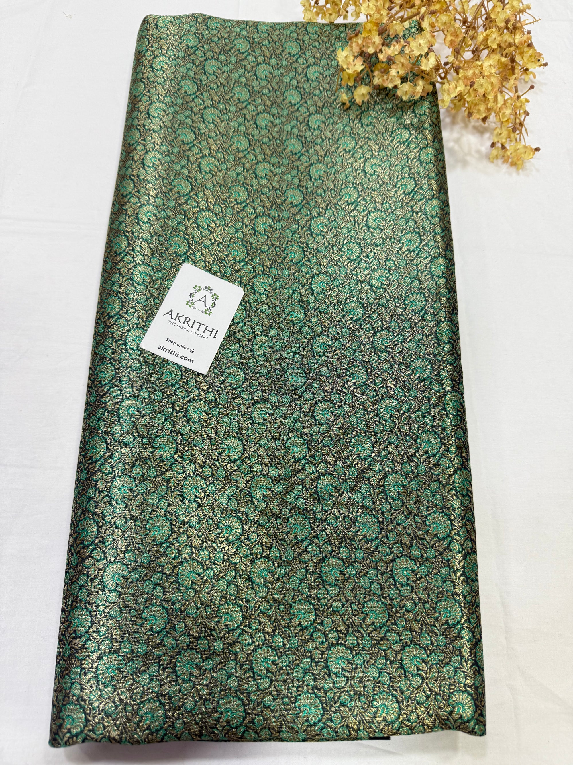 Pure Banarasi brocade fabric