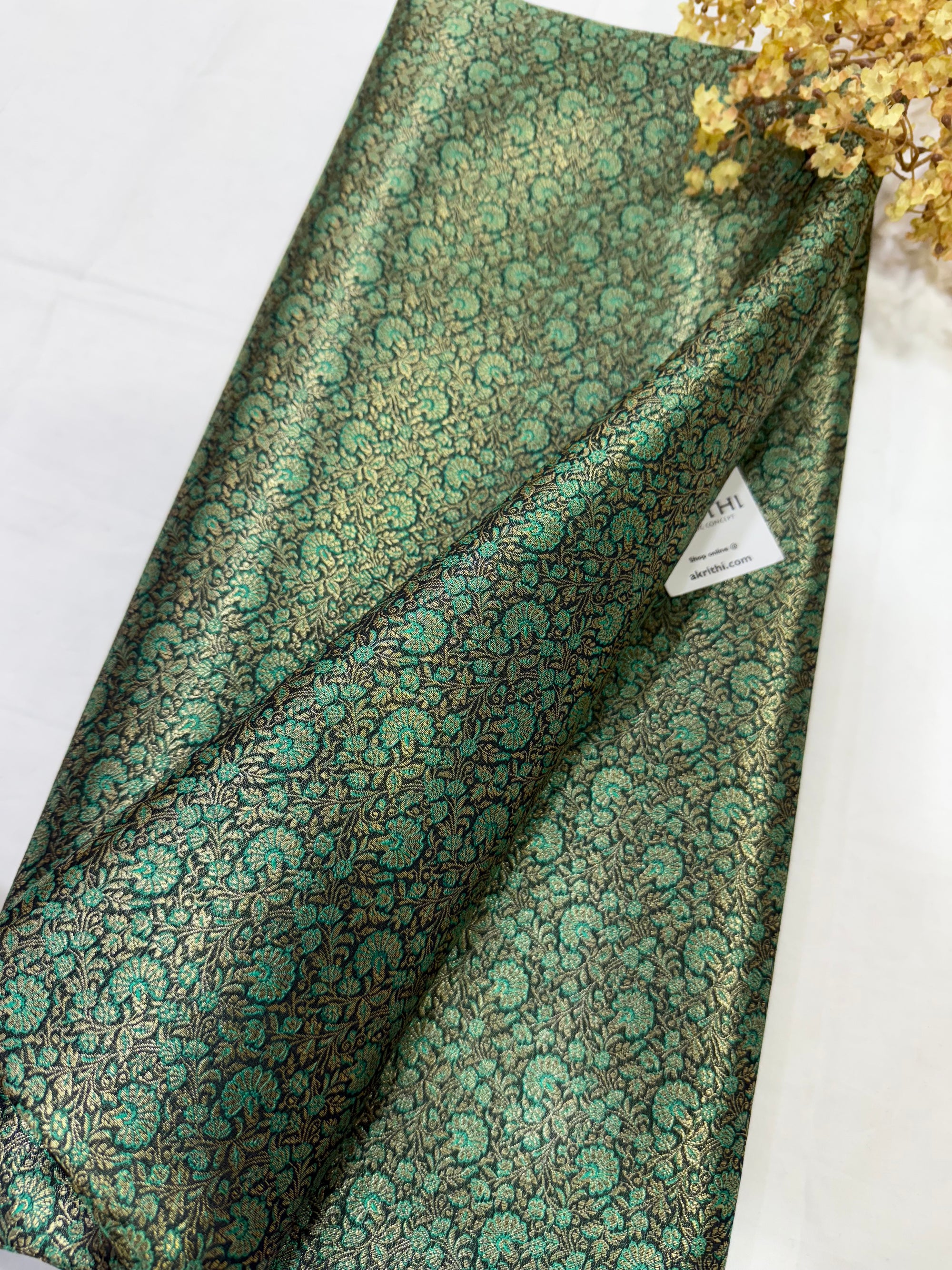 Pure Banarasi brocade fabric