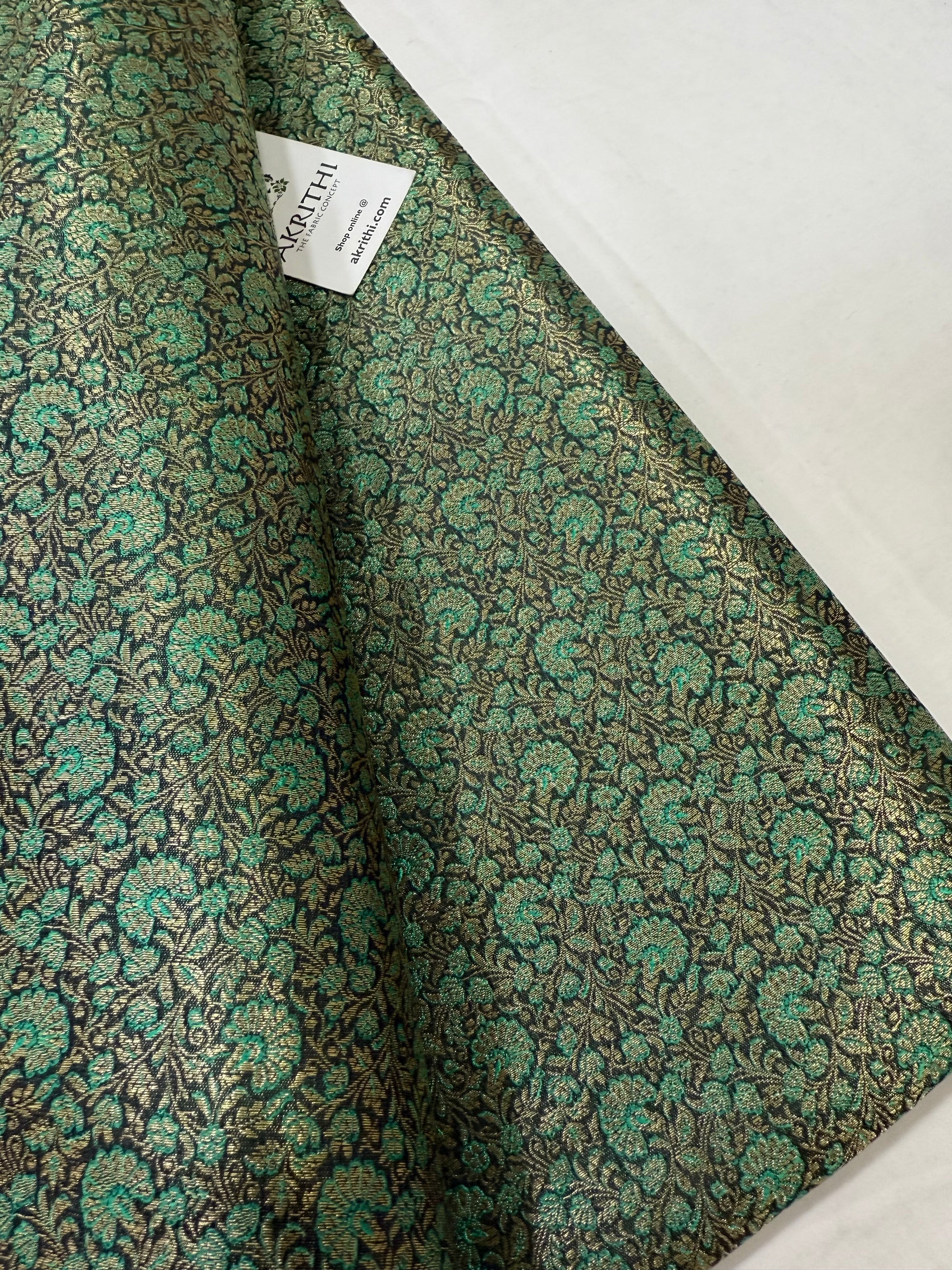 Pure Banarasi brocade fabric