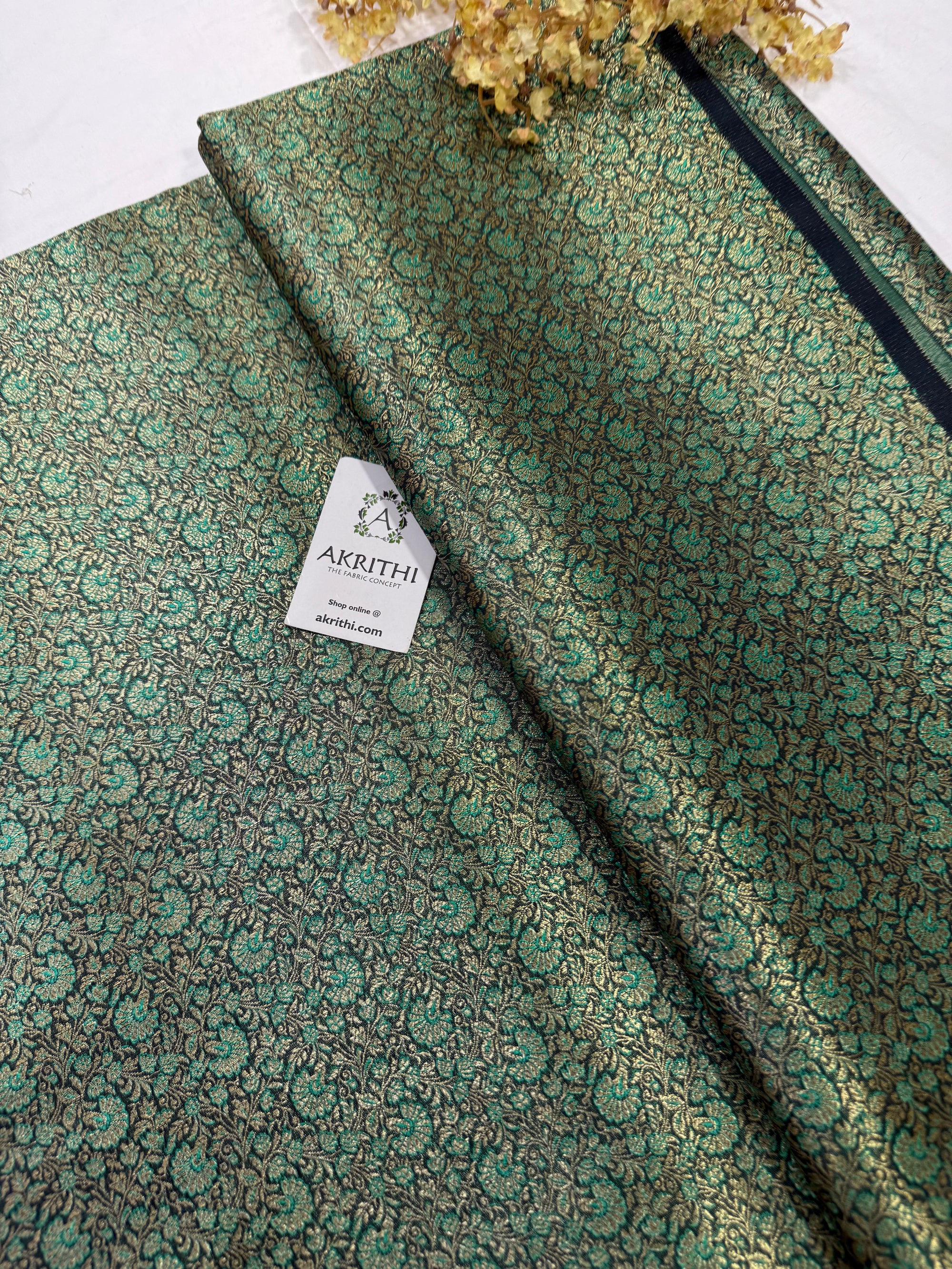 Pure Banarasi brocade fabric