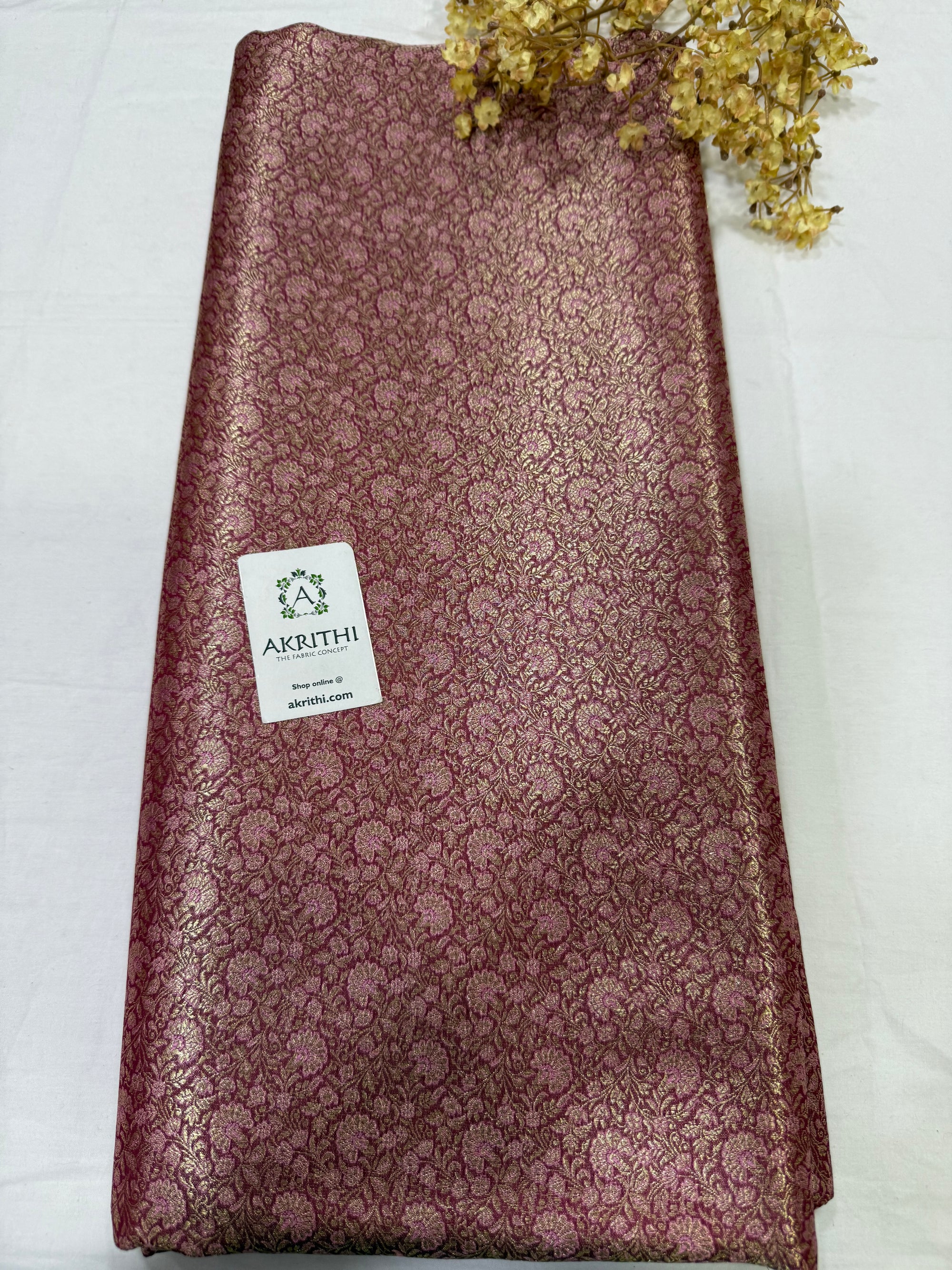 Pure Banarasi brocade fabric