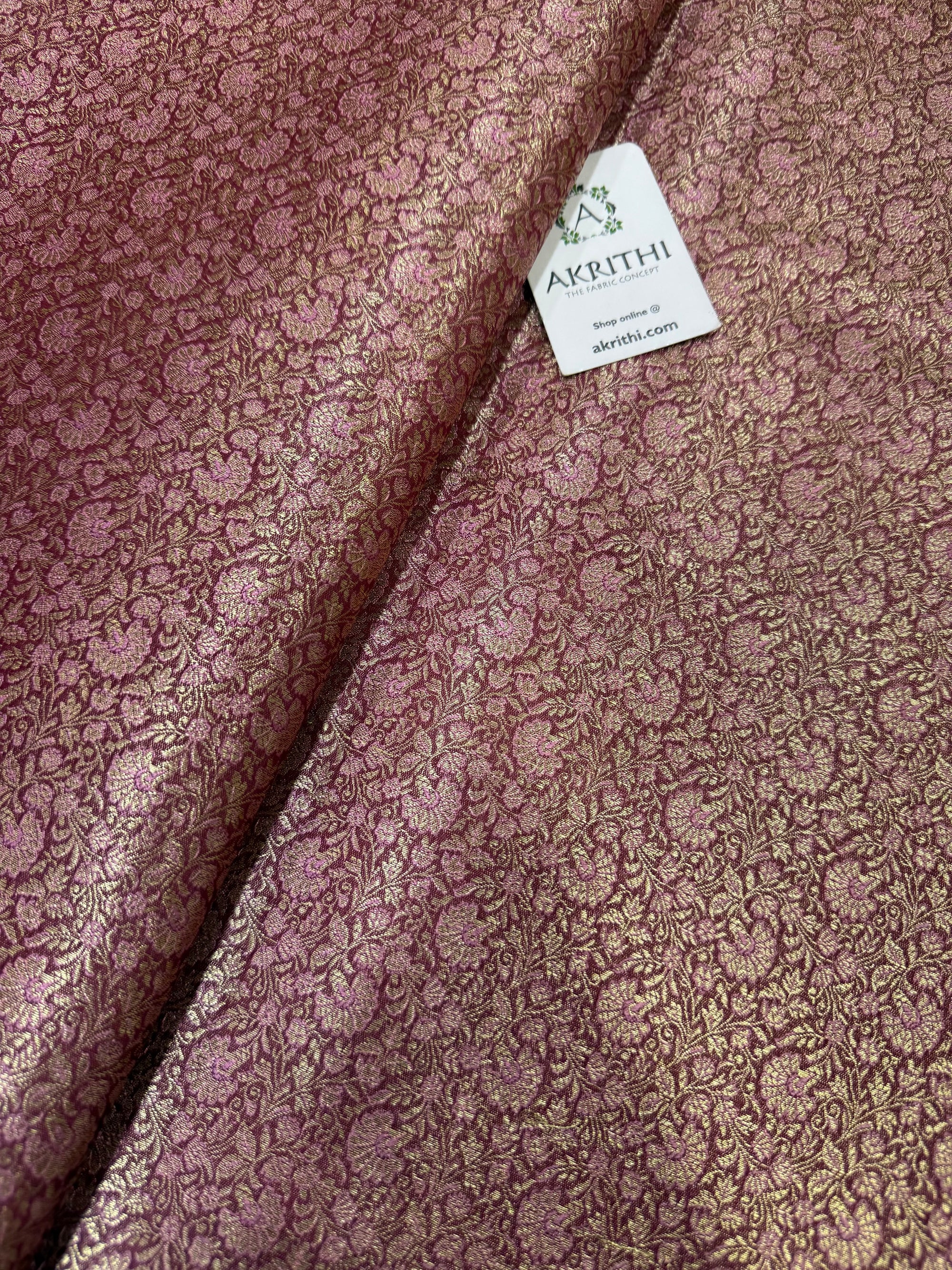 Pure Banarasi brocade fabric