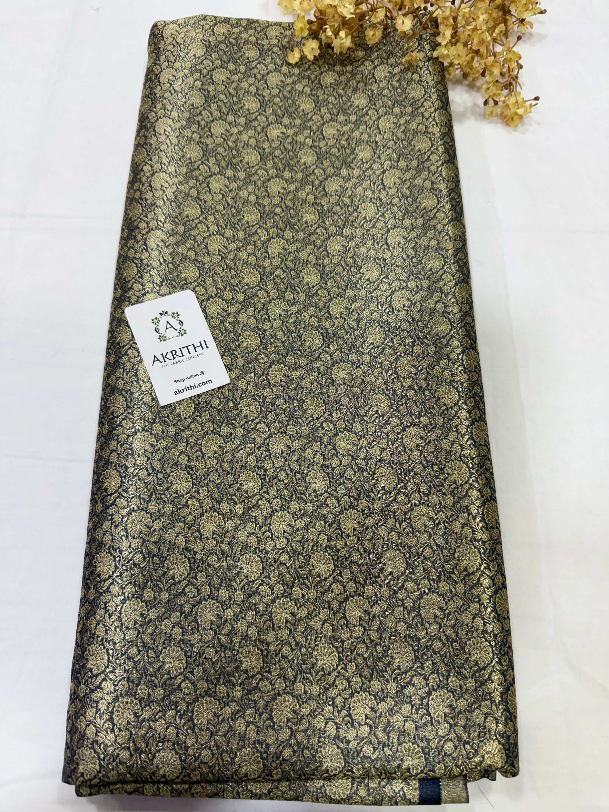 Pure Banarasi brocade fabric