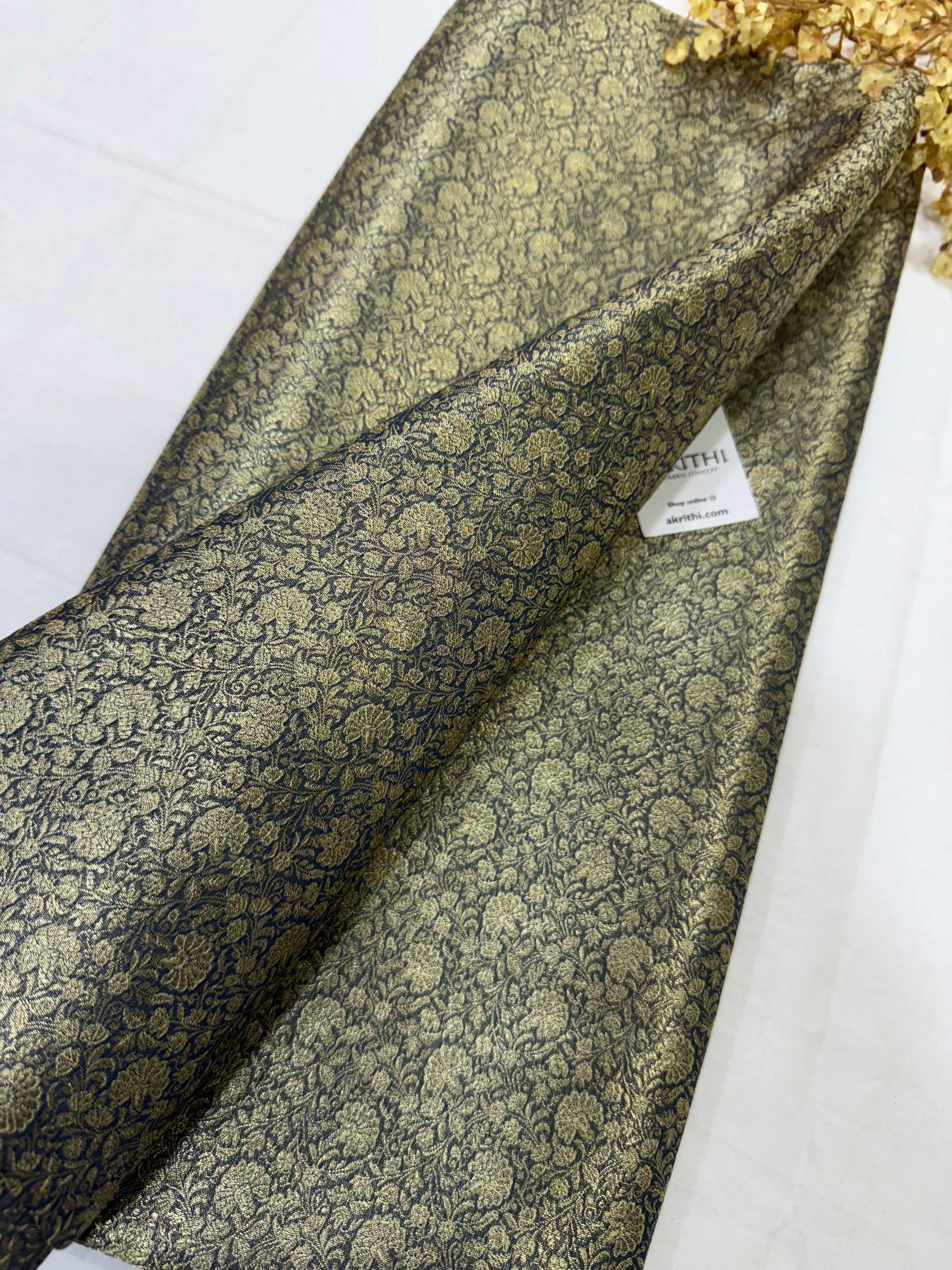 Pure Banarasi brocade fabric
