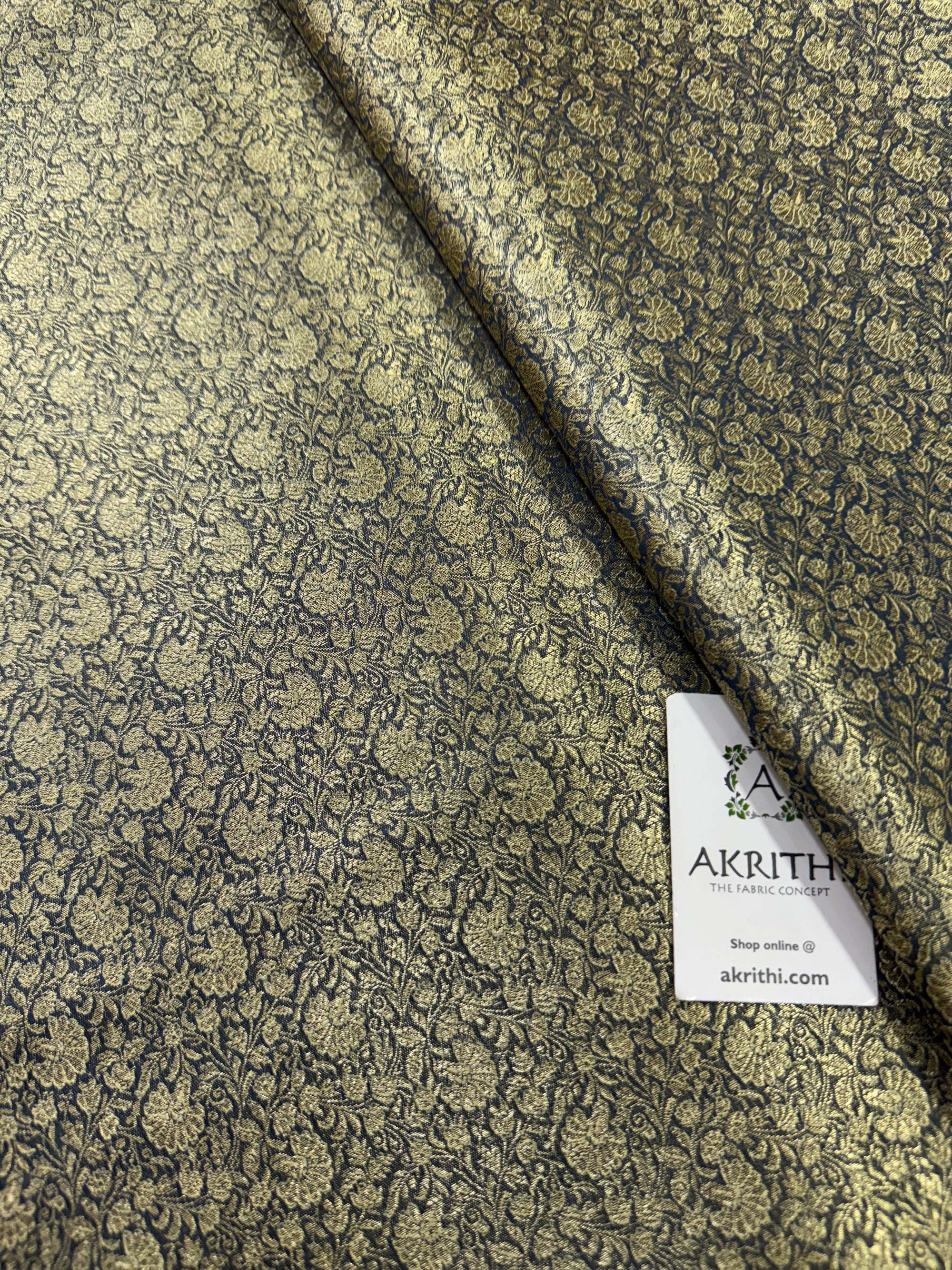 Pure Banarasi brocade fabric