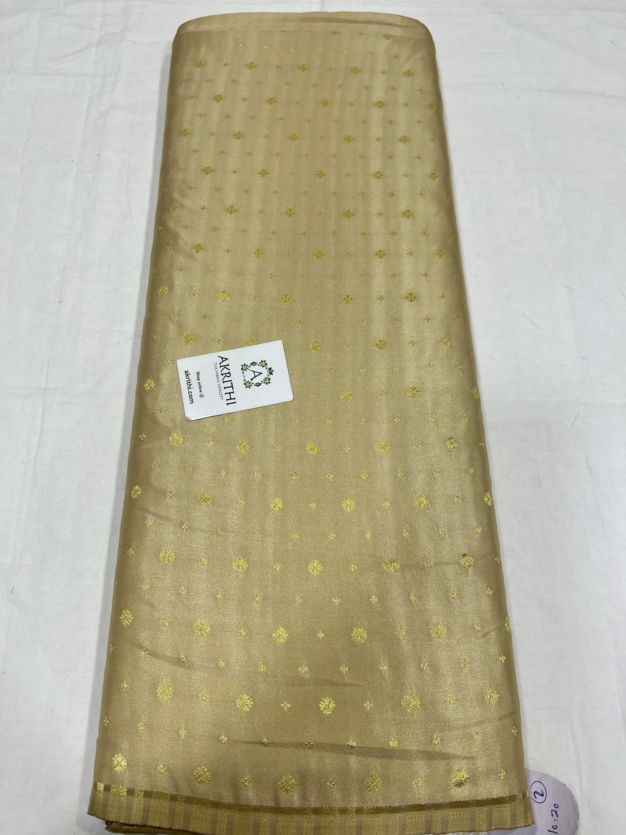 Pure Banarasi brocade butti fabric