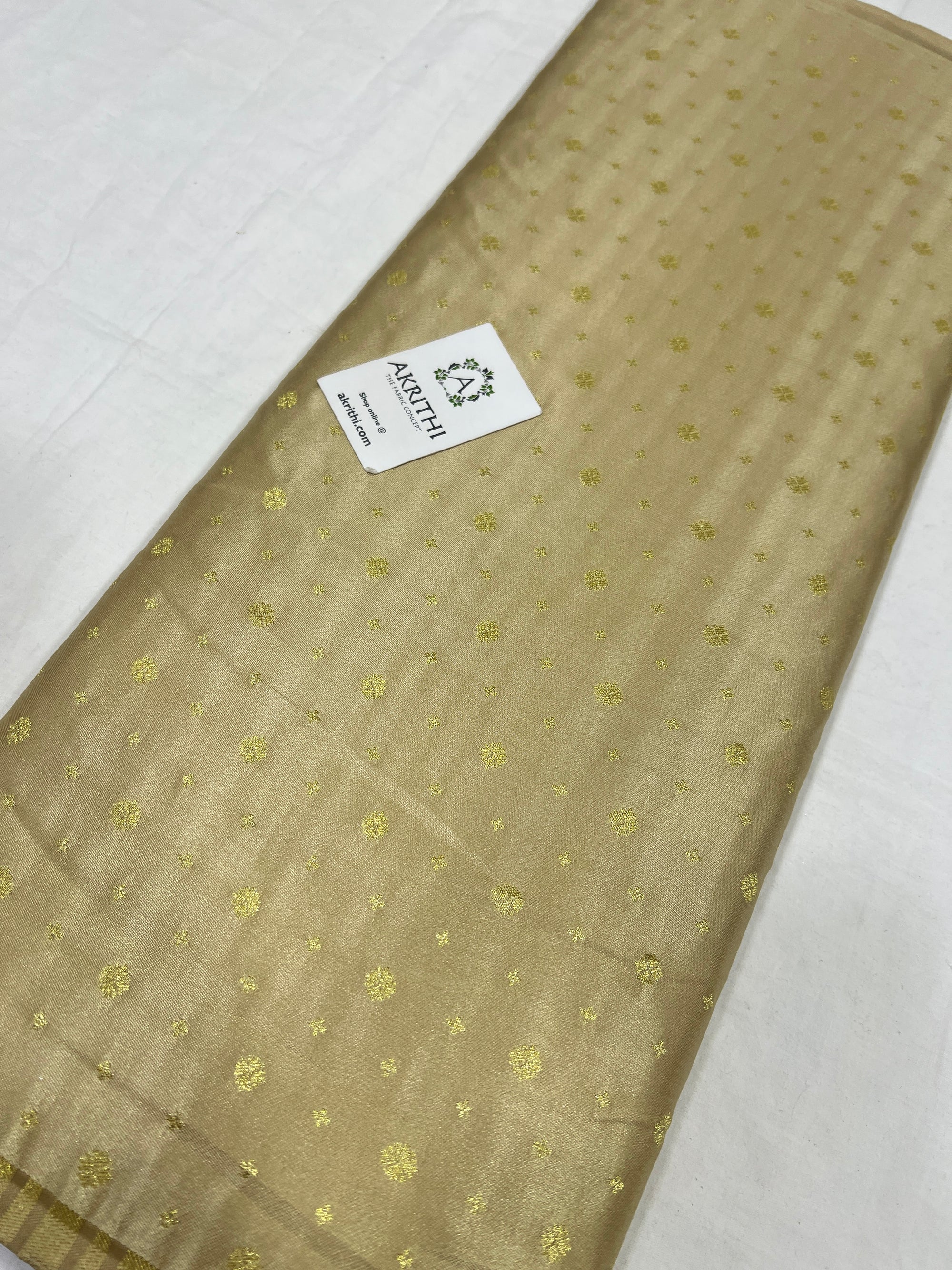 Pure Banarasi brocade butti fabric